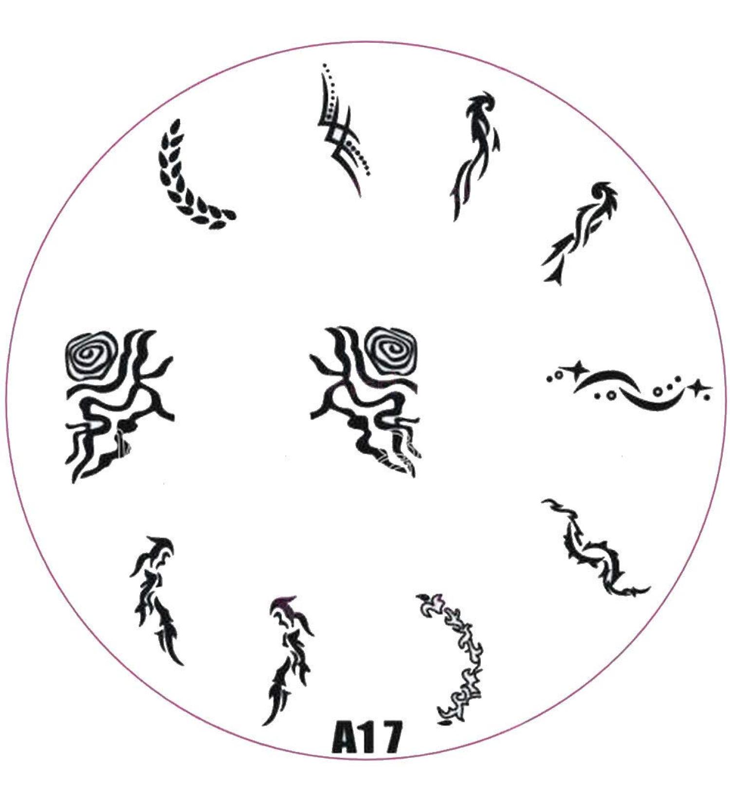 ++SPECIAL ITEM++ Stamping stencil A-Series: A17 Tribal
