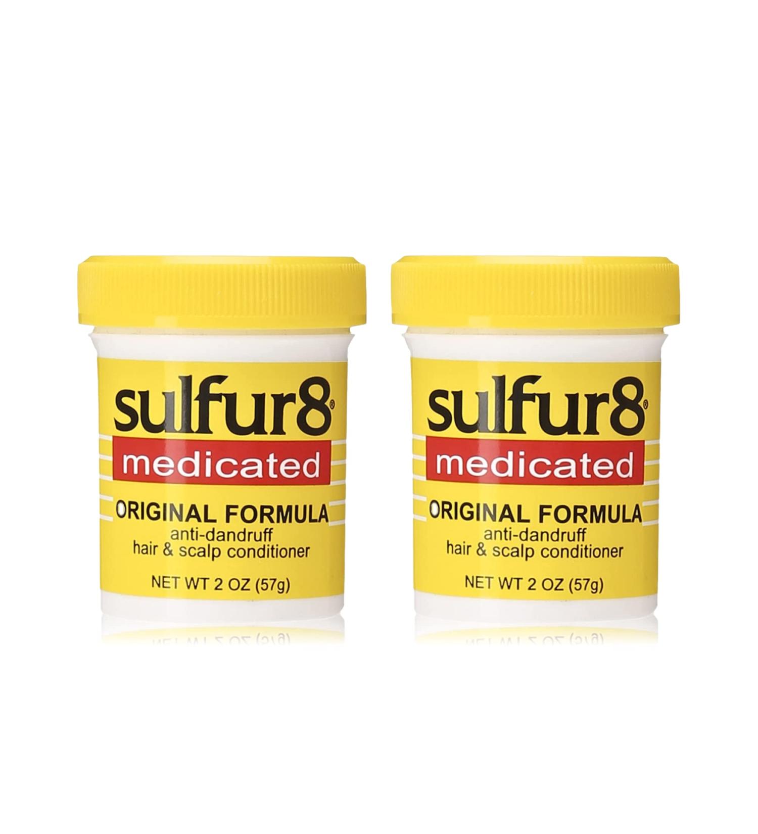 Sulfur 8 Medicated Original Formula Anti-Dandruff Hair Conditioner 2 Oz (Pack of 2) - Buy Online on GoSupps.com