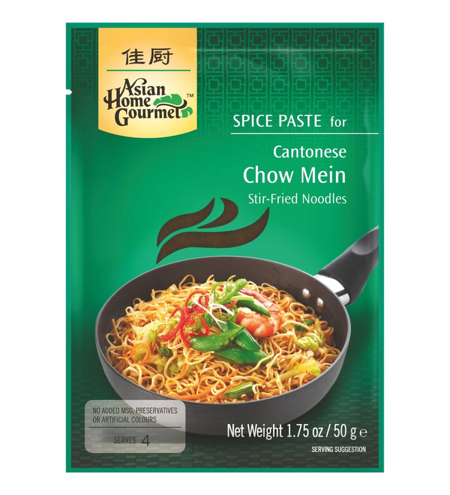 Asian Home Gourmet Asian Home Gourmet Chow Mein Spice Pancake Batter Stir Fried Noodles 50g