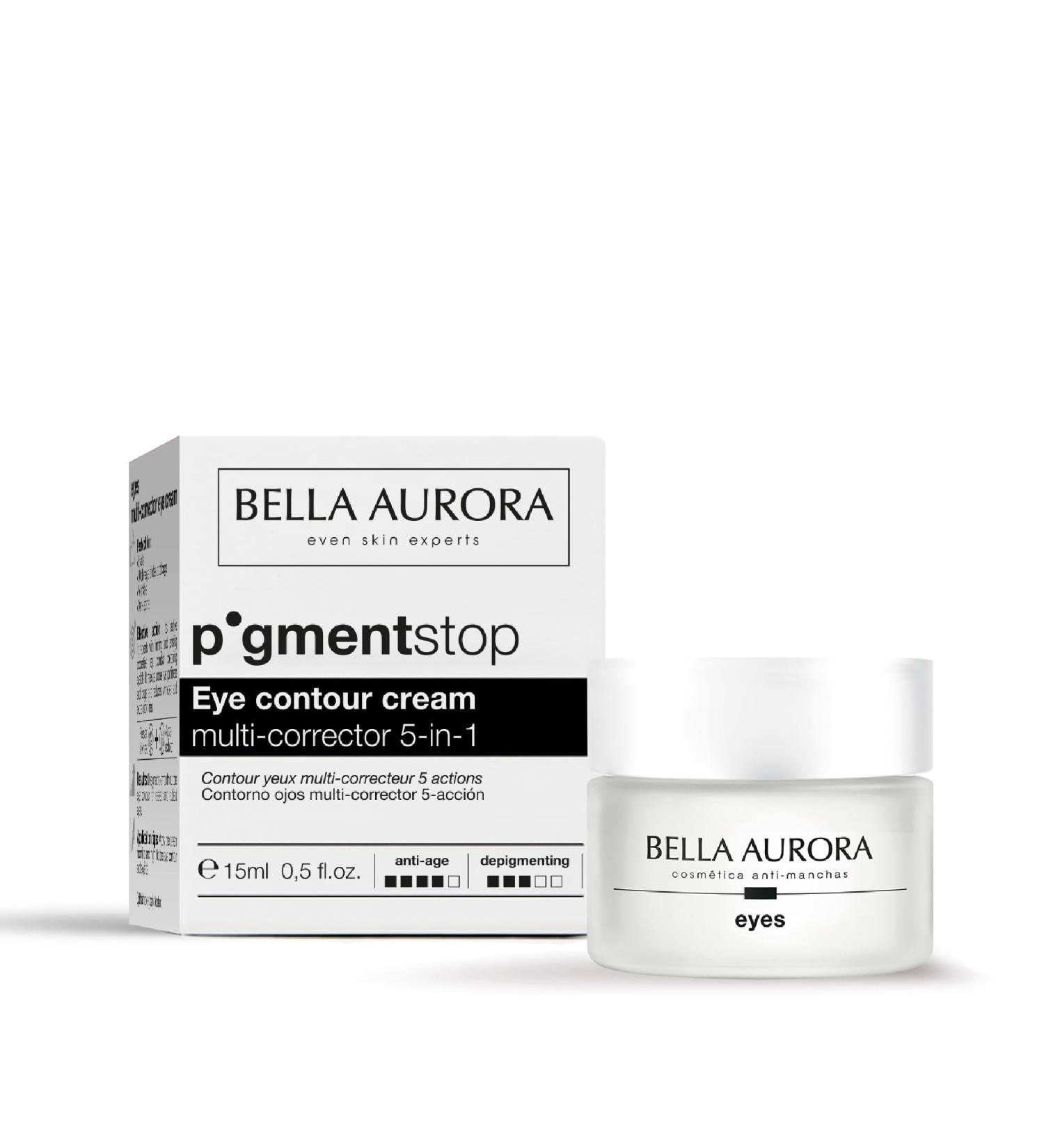 Bella Aurora PigmentStop EYES - Anti-Wrinkle & Anti-Age Eye Contour Cream 15ml | Multi-Correction Treatment for Dark Circles - Buy Online on GoSupps.com