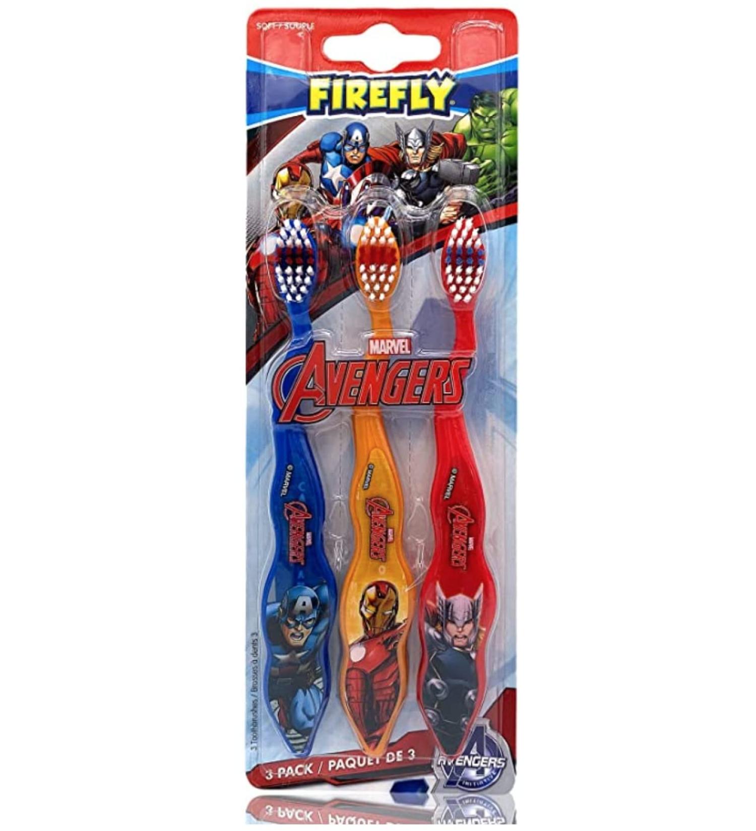 Buy 18 ct Marvel Avengers Toothbrushes with Suction Cups - Hulk Captain America Iron Man & Thor - International Shipping Available - Buy Online on GoSupps.com