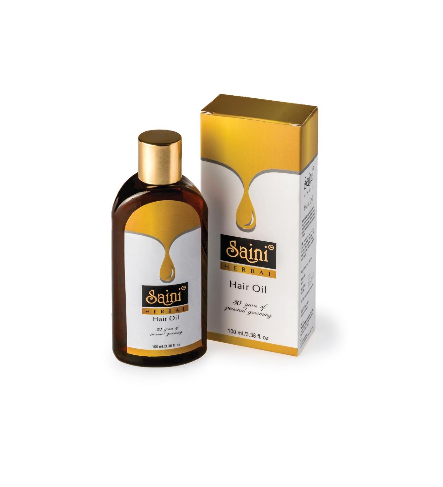 Original saini Herbal Hair Oil for hair loss (100 ml) - Buy Online on GoSupps.com