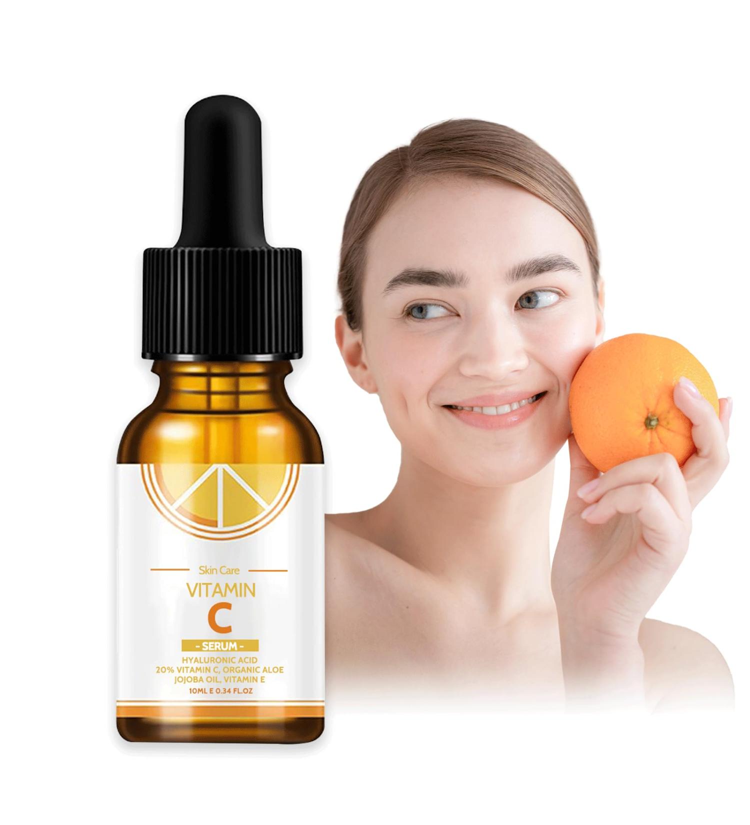 Trendyfave 20% Vitamin C Serum For Face With Hyaluronic Acid Aloe Vitamin E Hydrating Hyaluronic Acid Serum Anti Aging Vitamin C Moisturiser Hydrate & Plump Skin Even Skin Tone 10ml - Buy Online on GoSupps.com