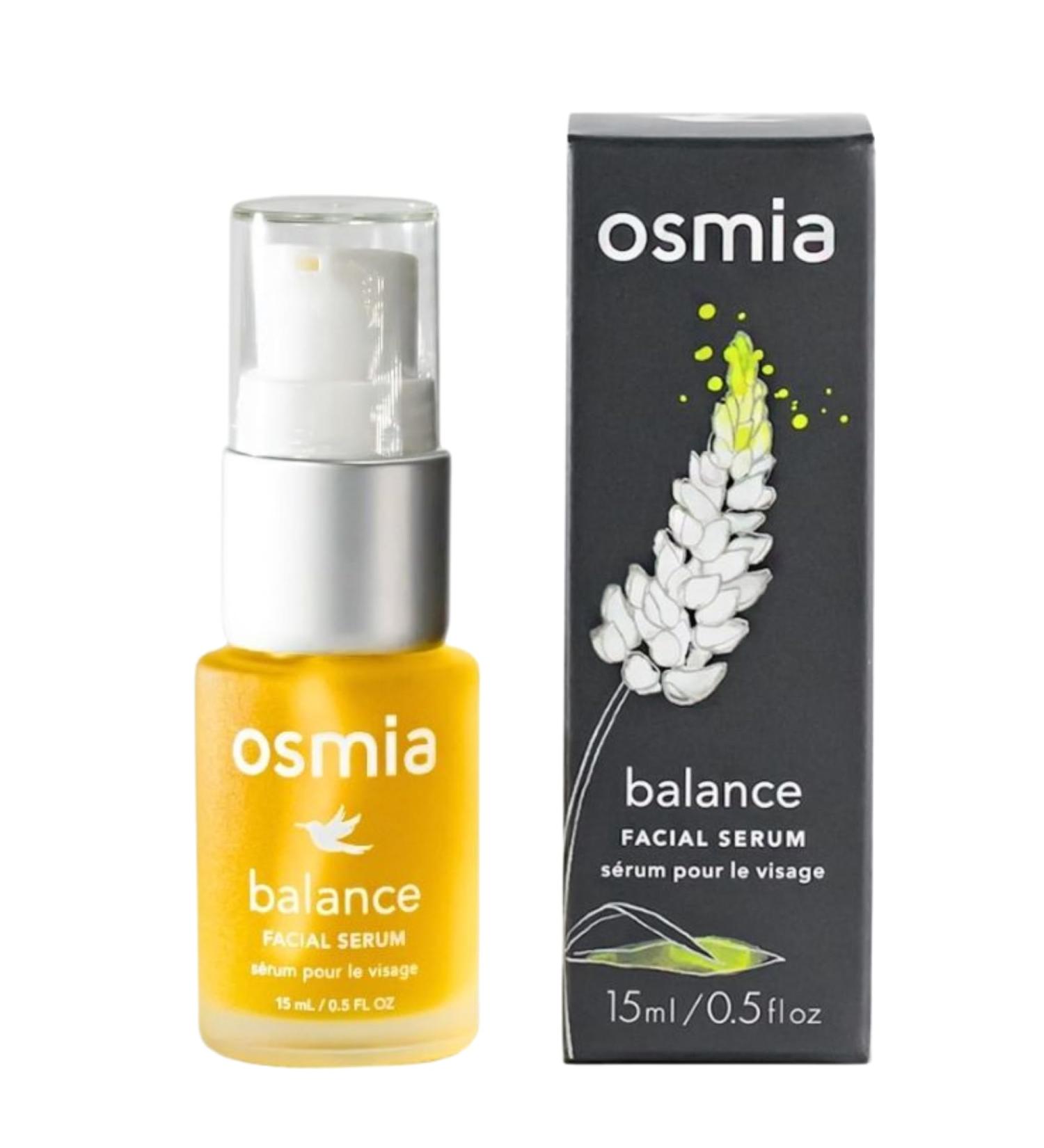 Natural Balance Facial Serum by Osmia | Clean Beauty for Healthy Skin - 0.45 fl oz (International Shipping Available - Buy Online on GoSupps.com