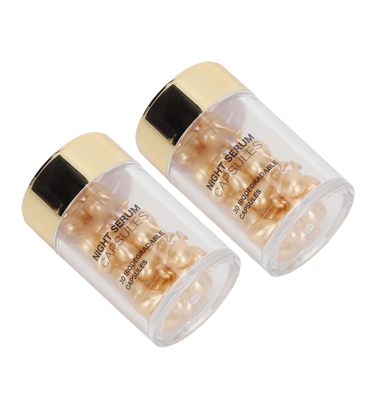 60PCS Vitamin C Facial Capsules | Hydrating & Repairing Serum for Glowing Skin | Moisturizing Glycerin & Anti-Aging Hyaluronic Acid Shop Now - Buy Online on GoSupps.com