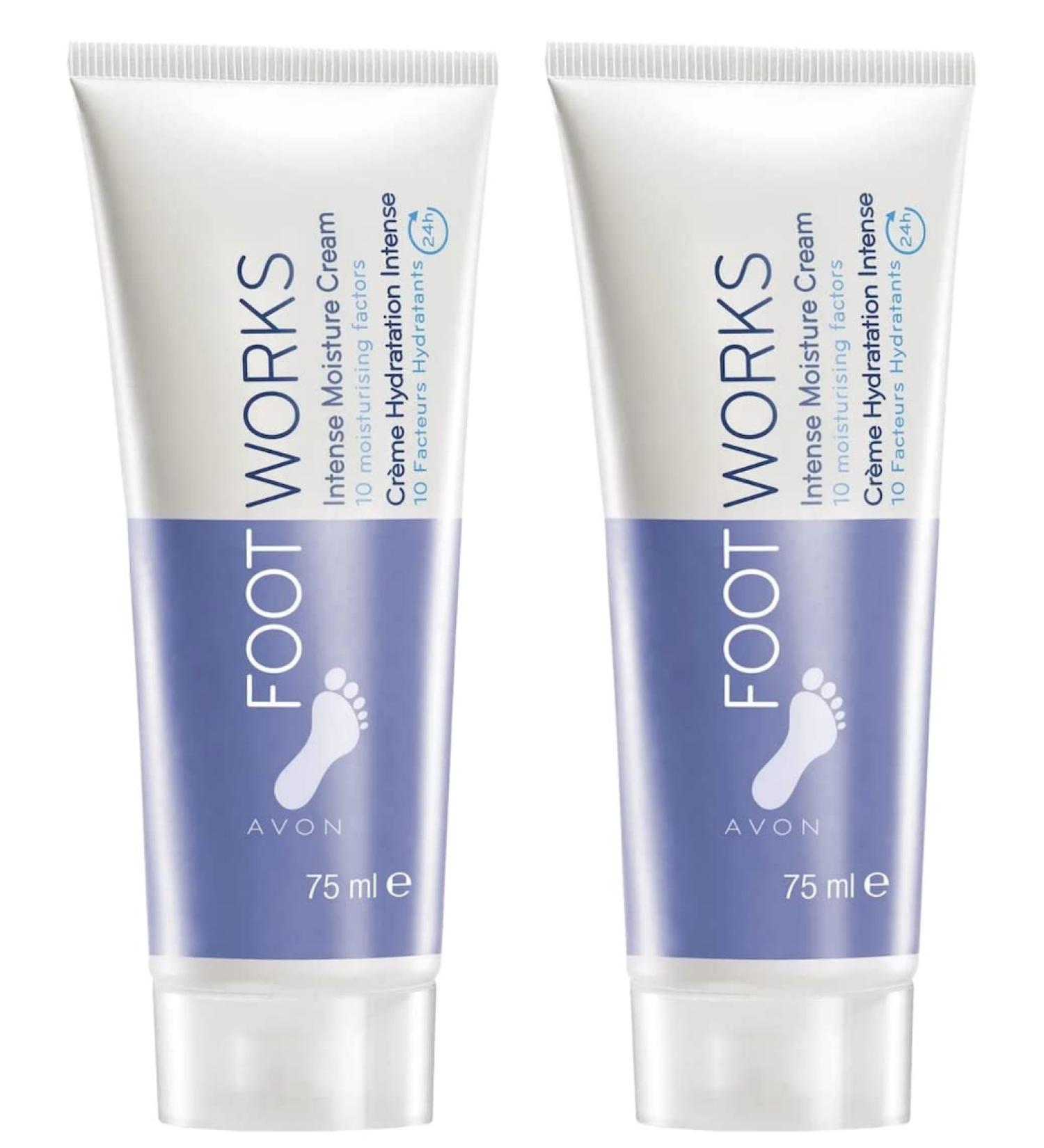 Avon Foot Works Deep Moisturizing Cream 2.5 fl.oz. - Lot of 2 | Hydrating Foot Cream - Buy Online on GoSupps.com