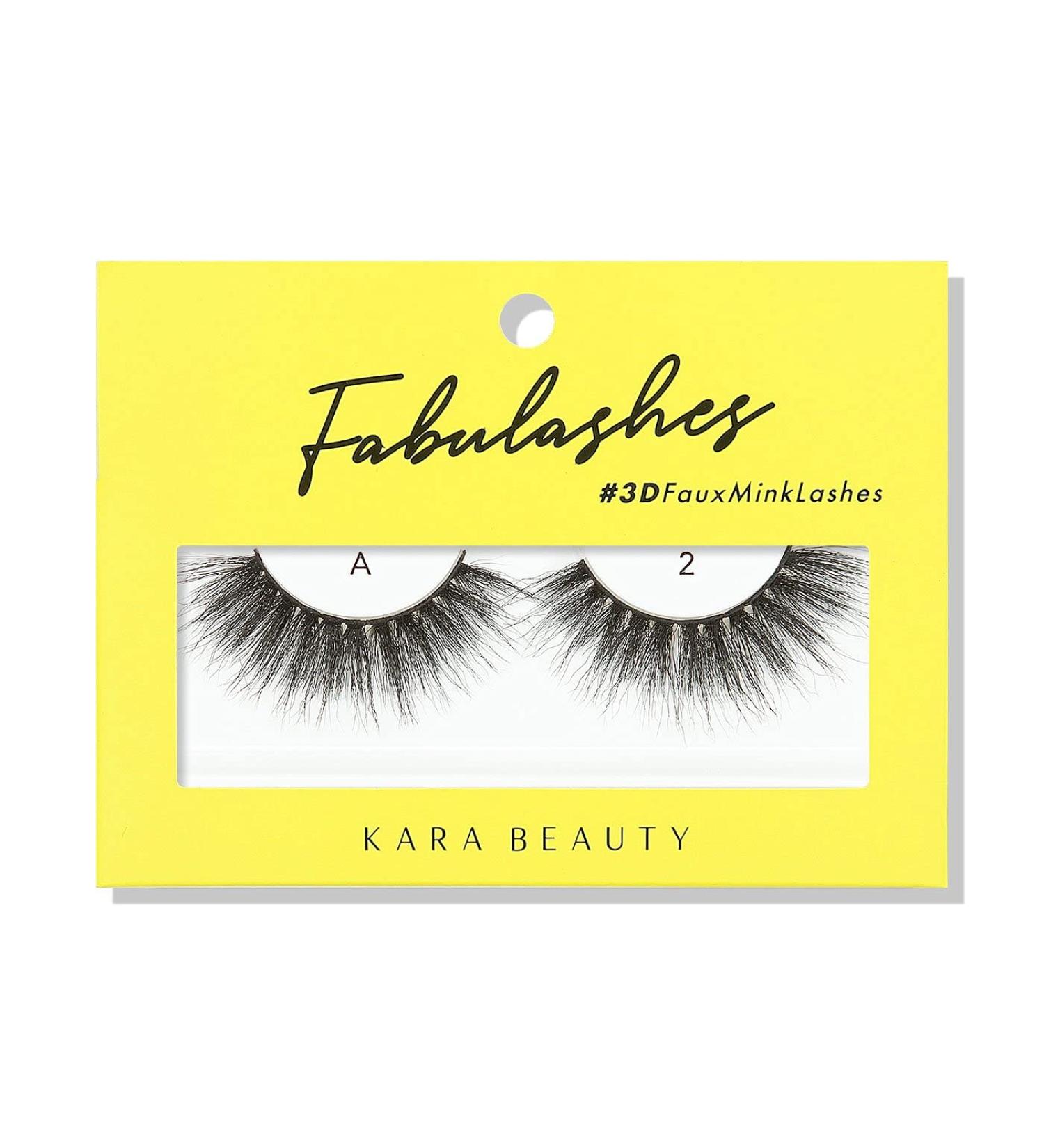 Kara Beauty Fabulashes 3D Faux Mink False Eyelashes - Style A2 | International Shipping Available - Buy Online on GoSupps.com