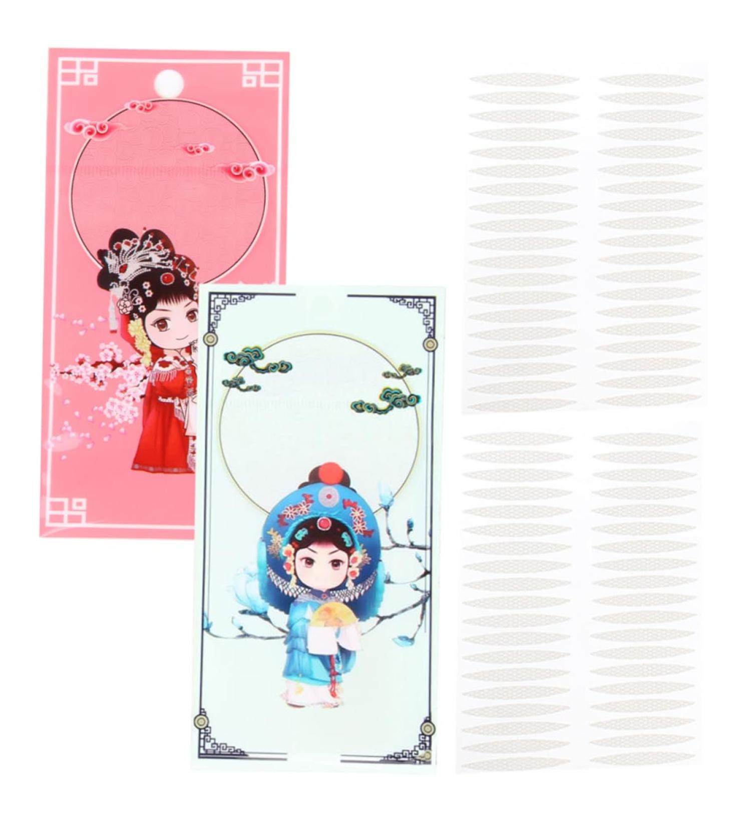 Beavorty 2 Sets invisible double eyelid sticker googly eyes large natural eyelid tape 2 sided tape hooded eyelid lifter strips eye lid tape for hooded eyes double sided adhesive tape glue - Buy Online on GoSupps.com