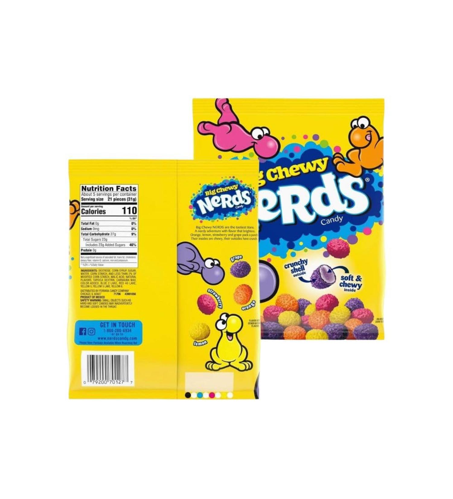 Big Chewy NRD Candy Snacks Chewy Candy for Halloween Treats Holiday Candy Christmas Candy and Snacks for Kids 170g. (Pack of 1) - Buy Online on GoSupps.com