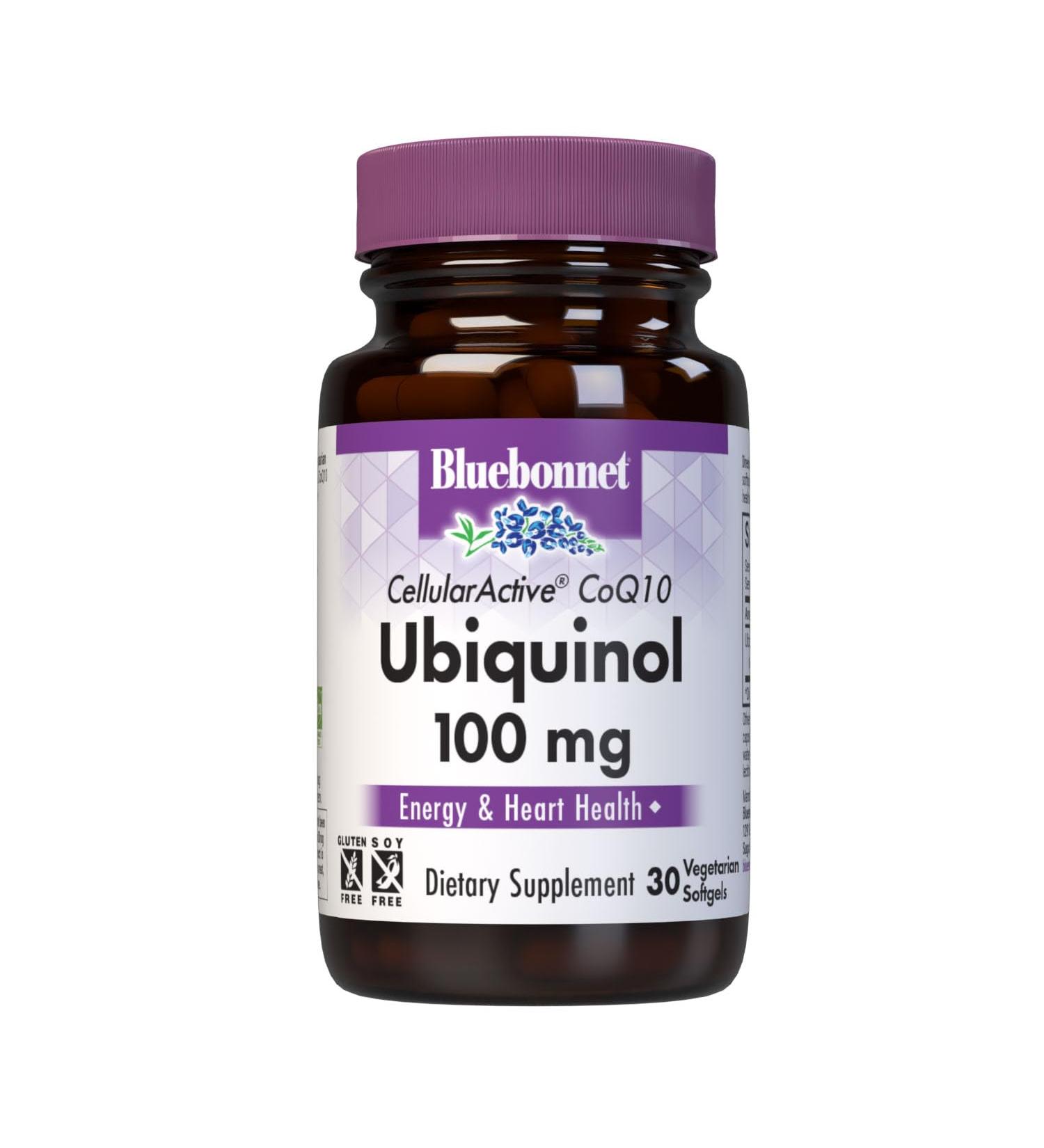 Buy Bluebonnet Nutrition Cellular Active CoQ10 Ubiquinol 100 mg - Energy & Heart Health - Non-GMO Gluten-Free Vegetarian - 30 Vegetable Softgels - International Shipping Available - Buy Online on GoSupps.com
