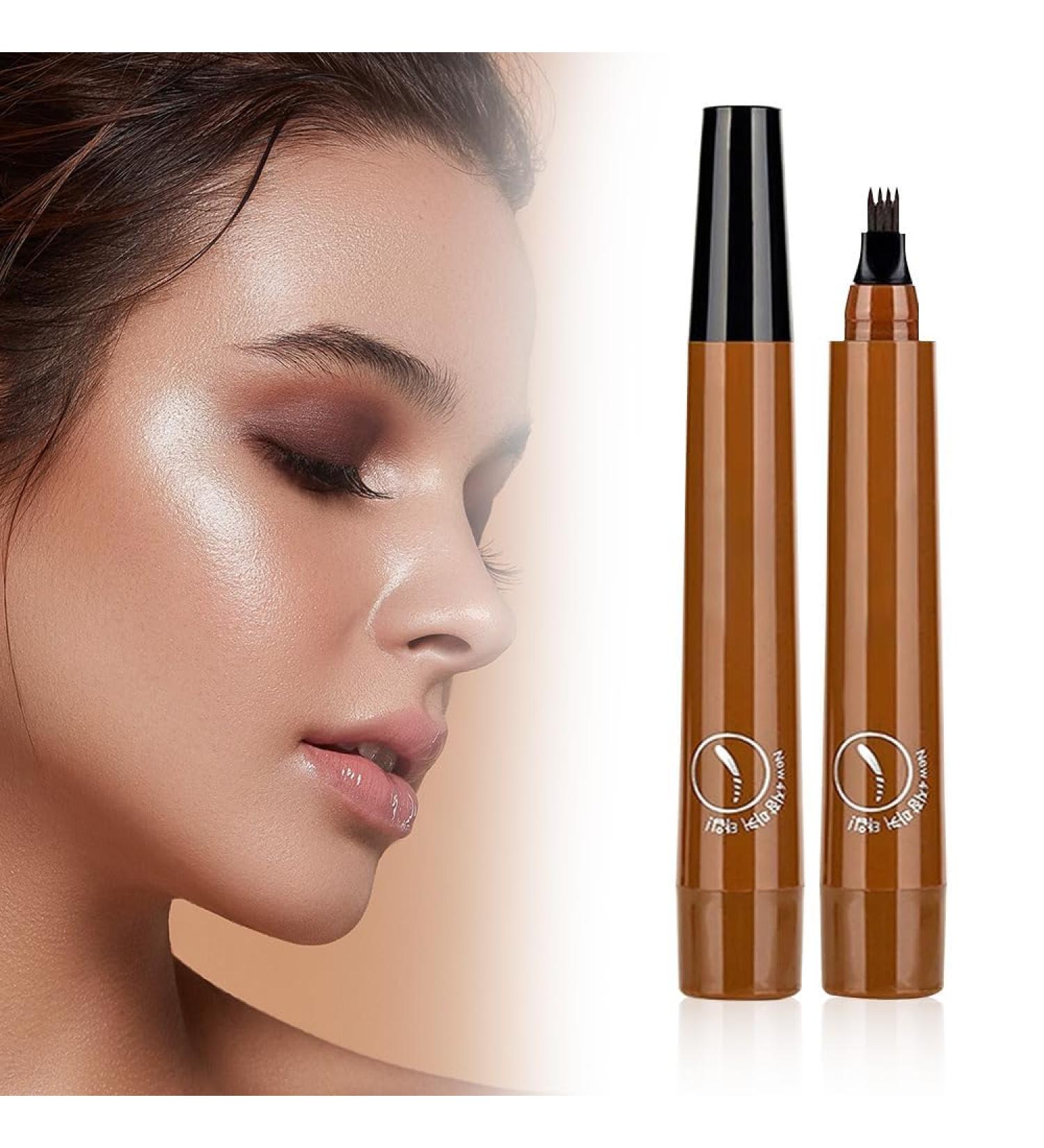 3D Magic Microblading Eyebrow Pencil 2024 Upgraded Eye Brow Contouring Pen with 4 Tip Waterproof Eyebrow Pencil Fine Stroke Eyebrow Pen Makeup Long-Lasting Eyebrow Pencil (2pcs Light Brown) - Buy Online on GoSupps.com