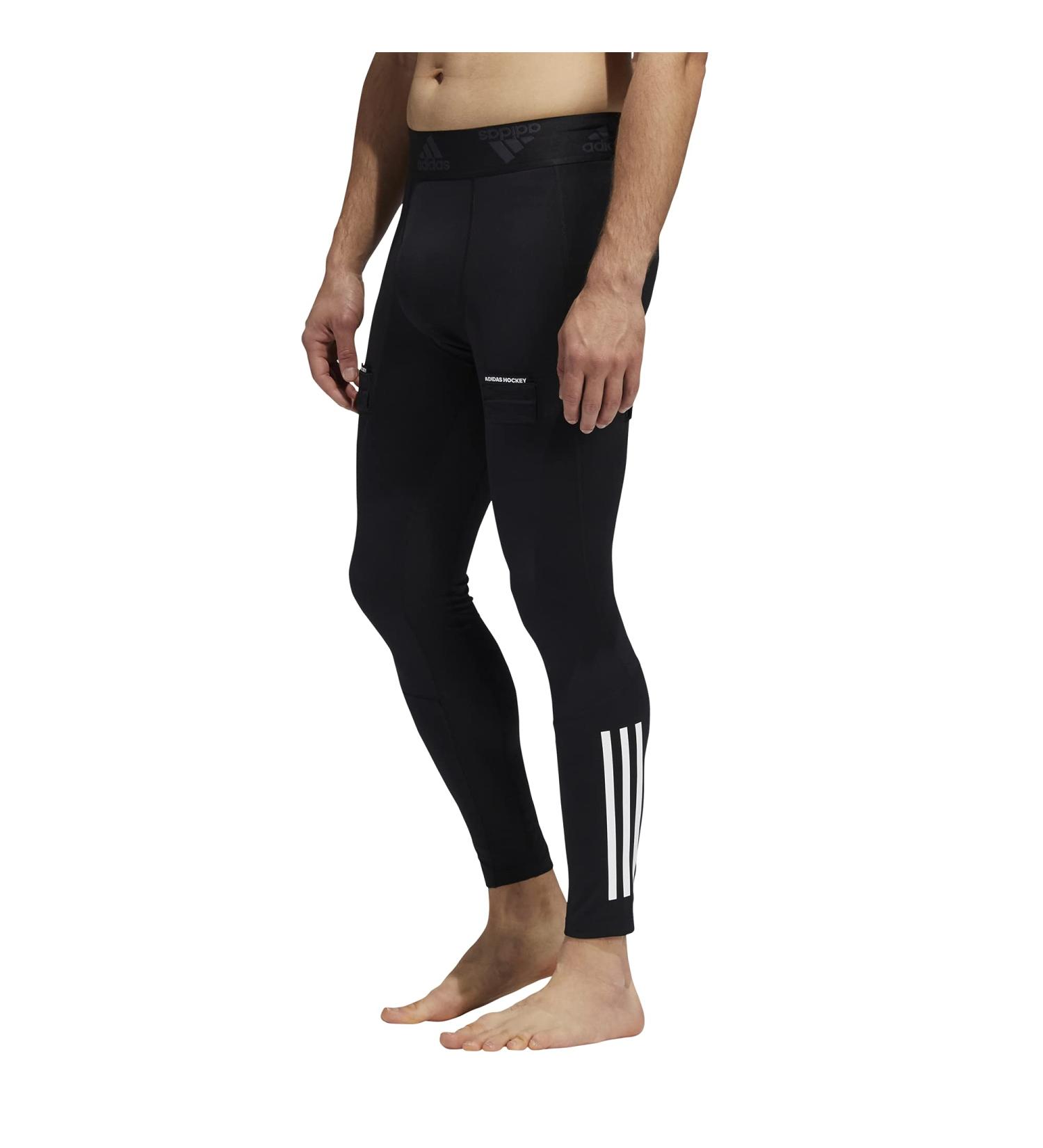 adidas Men's Hockey Baselayer Pants - Medium Black | Performance Fit - Buy Online on GoSupps.com