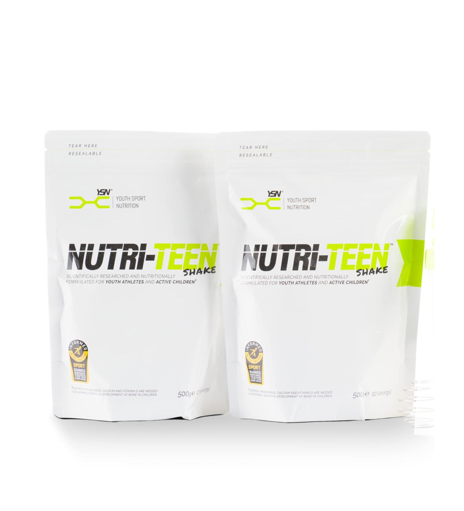 NUTRI-TEEN Shakes: Strawberry Milkshake Flavour (1KG) Strawberry 1KG - Buy Online on GoSupps.com
