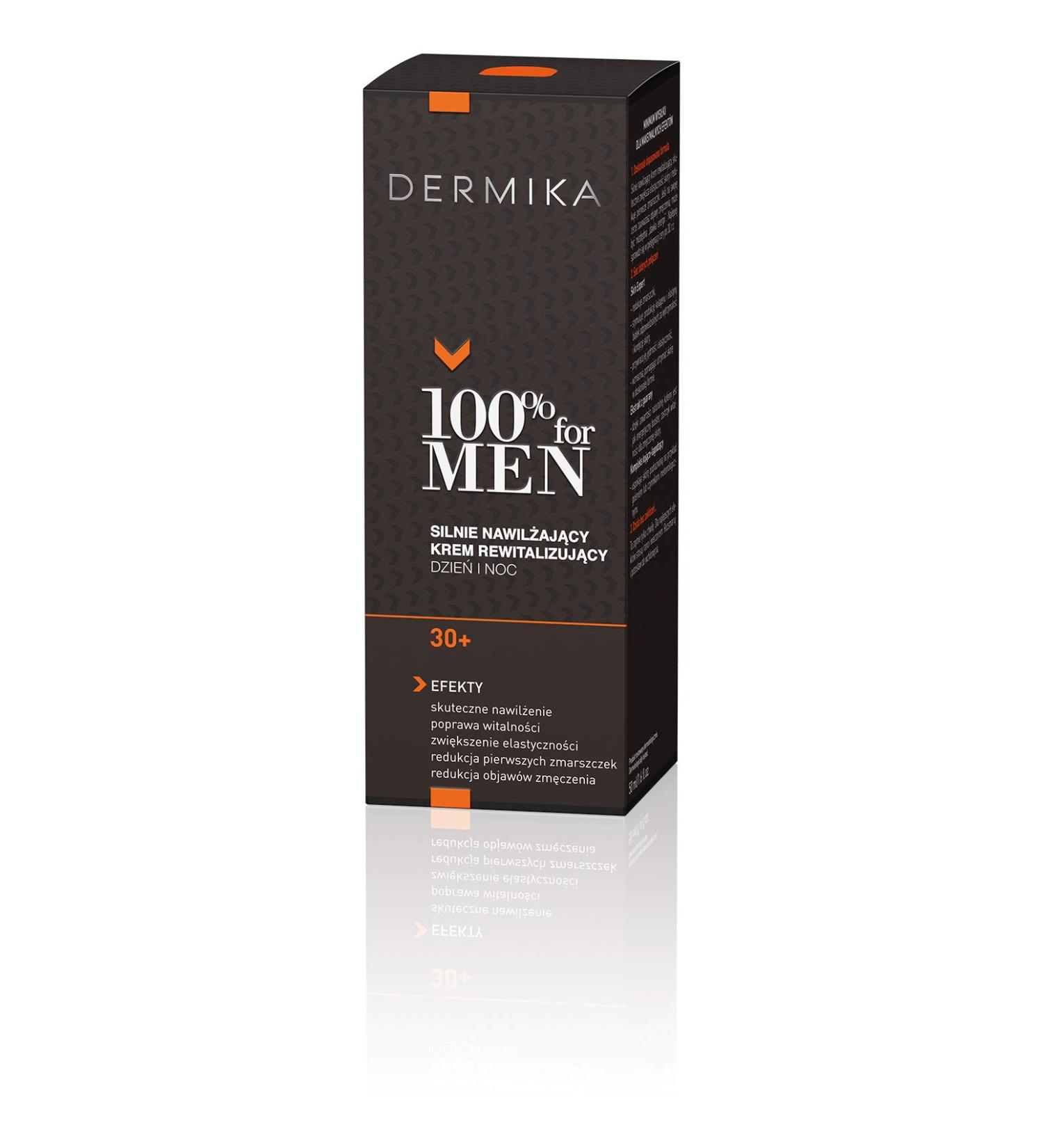 DERMIKA 100% For Men Moisturising Cream 30+ 50 ml - Buy Online on GoSupps.com