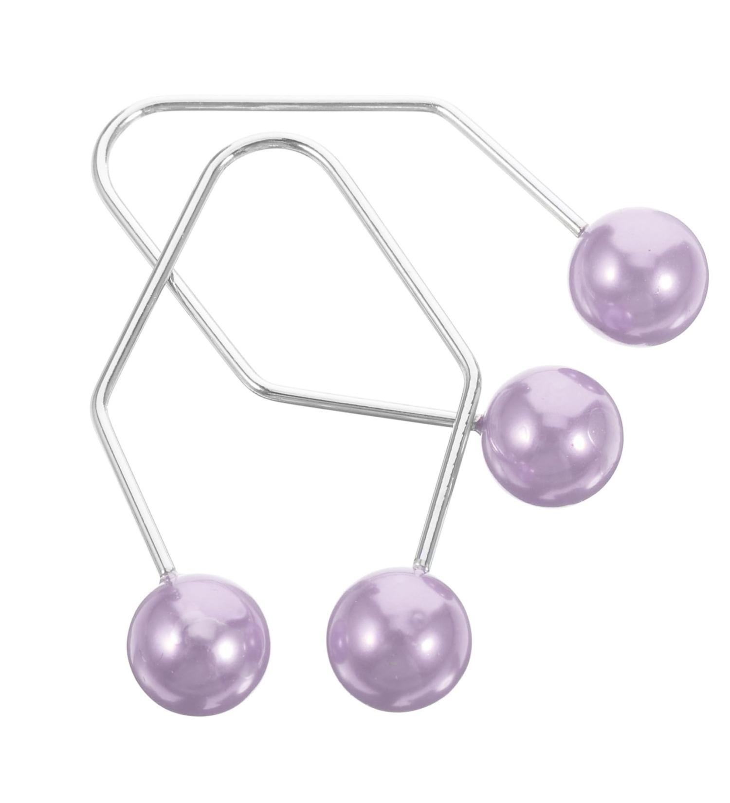 DRESSOOS 1 Pair Dimple Trainer Personal Face Trainer Exerciser Exercise Lips Trainer Tool Beauty Tools Jaw Trainer Cheeks Balls Exercise Device Alloy Purple Thin Face 4.30X2.50X0.80CM Purple - Buy Online on GoSupps.com