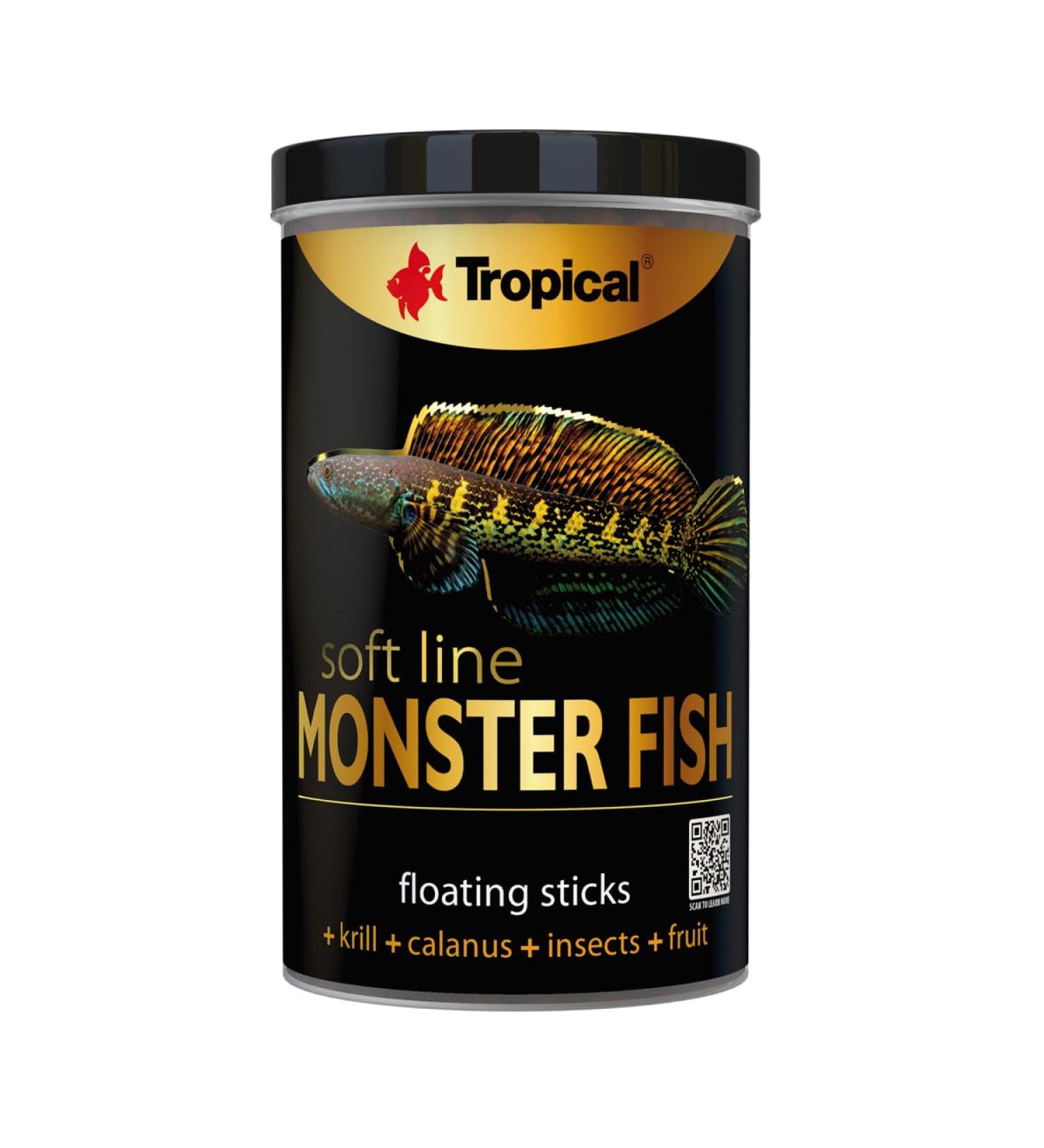 Soft Line Monster Fish 1000 ml / 320 g - Food for Large Carnivorous Fish