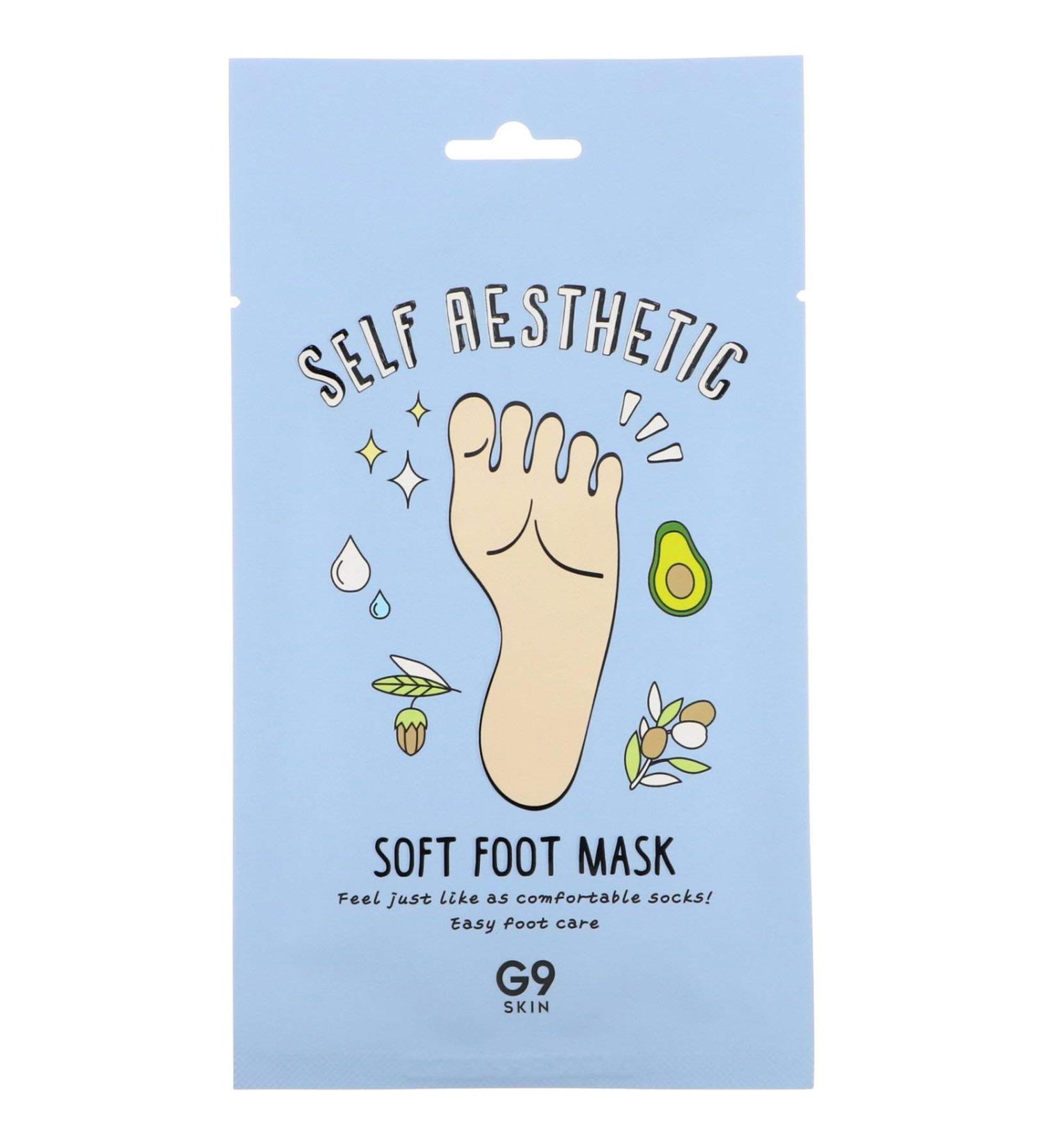 G9skin Self Aesthetic Soft Foot Mask | 5 Pack | Hydrating & Nourishing | 0.40 fl oz Each - Buy Online on GoSupps.com