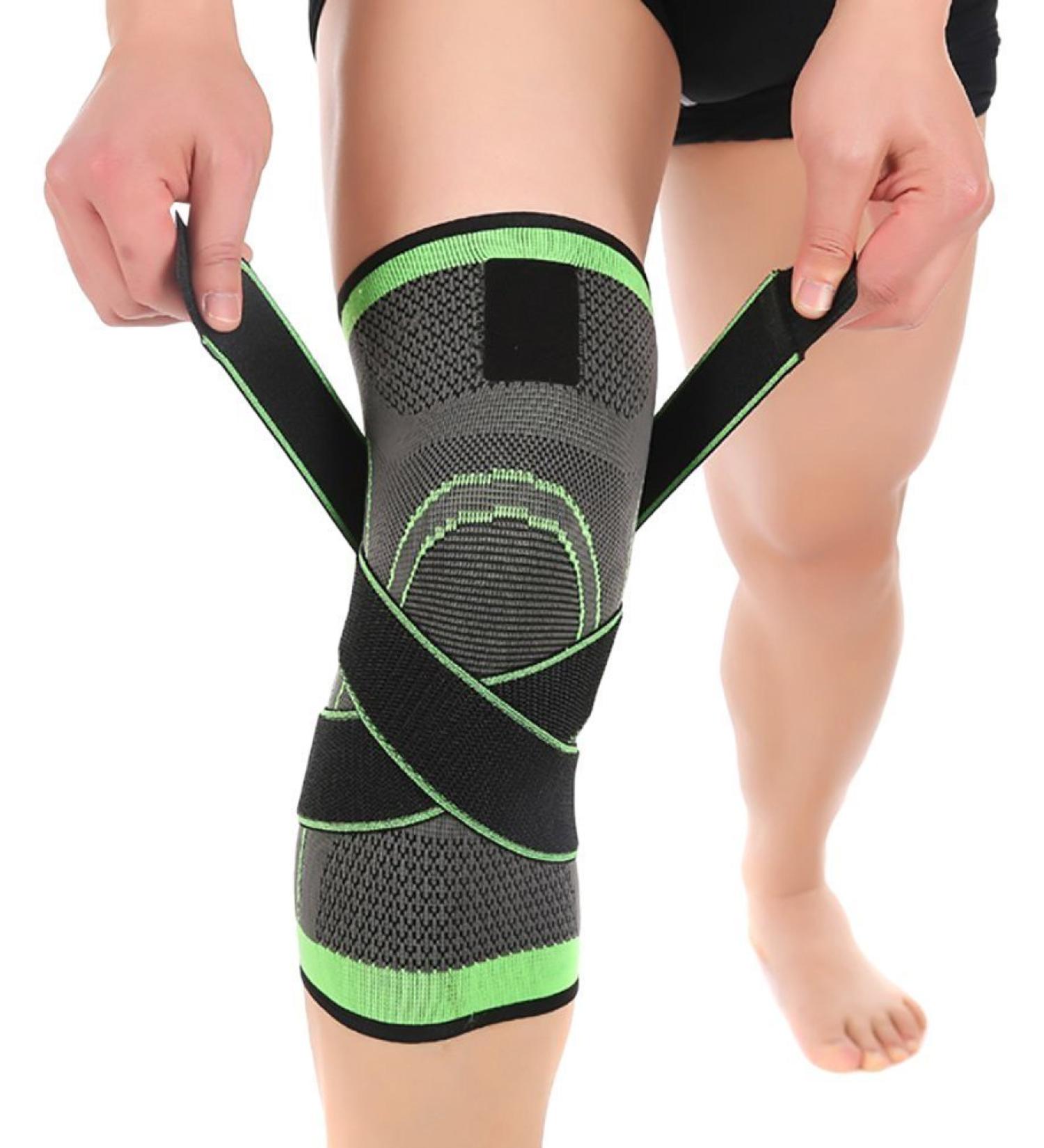 3D Weaving Knee Brace for Basketball Tennis & Hiking | Professional Knee Support Pad - S Size - Buy Online on GoSupps.com