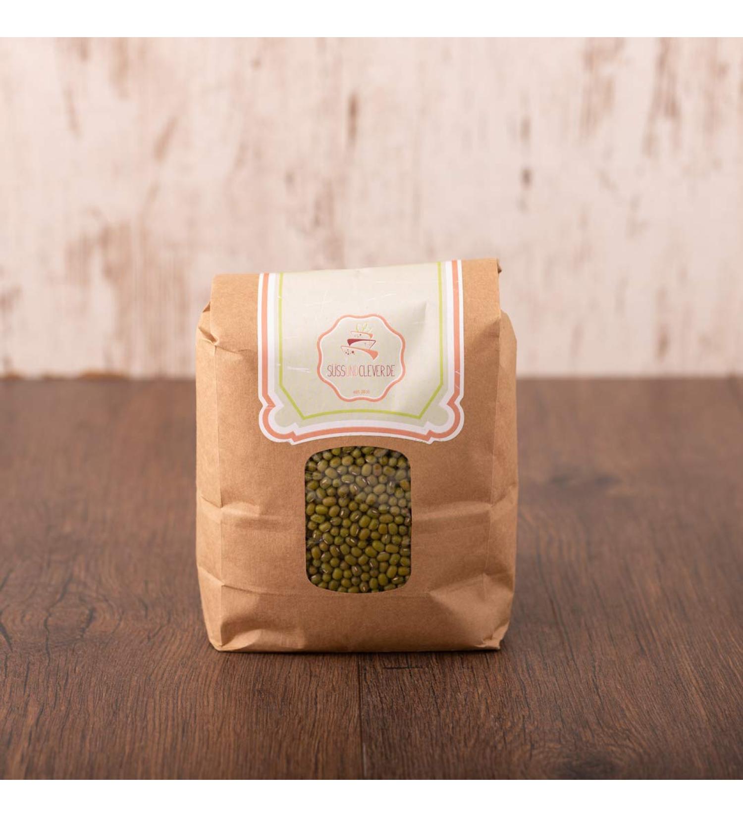 Buy S ssundclever Bio Mung Beans 1.8 kg - Untreated Germinable Premium Quality Plastic-Free Eco-Friendly Packaging - Buy Online on GoSupps.com