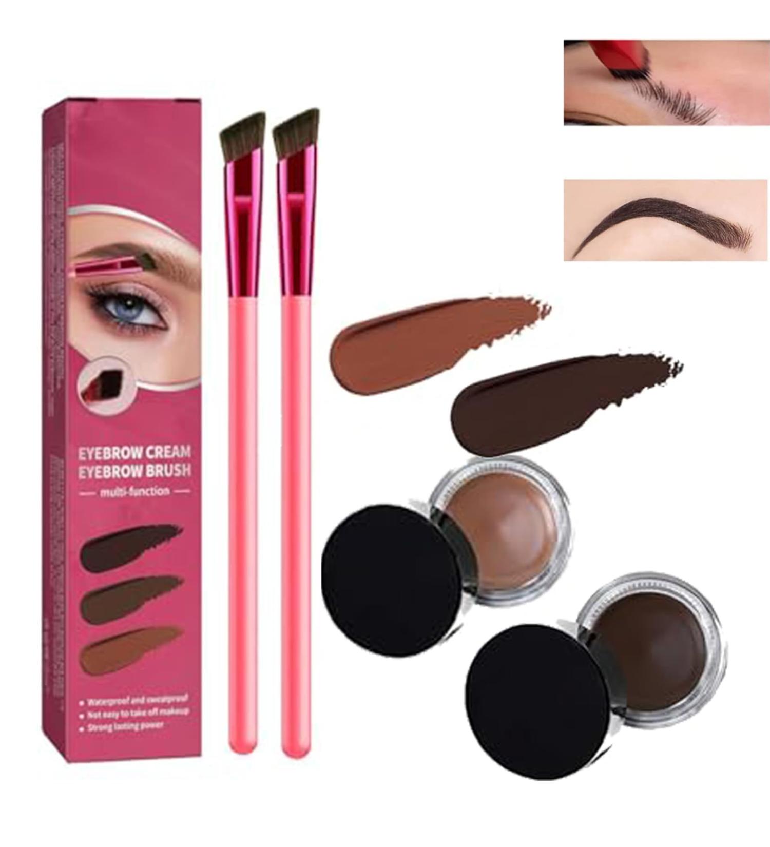 Eyebrow Care Kit 4D Laminated Multi-Function Eyebrow Concealer Contour Brush Starter Kit Eyebrow Pen Long Lasting Waterproof Eyebrow Gel 4D Hair Stroke Brow Stamp Brush (2 Set-B 1pc) 2 Set-b 1pc - Buy Online on GoSupps.com