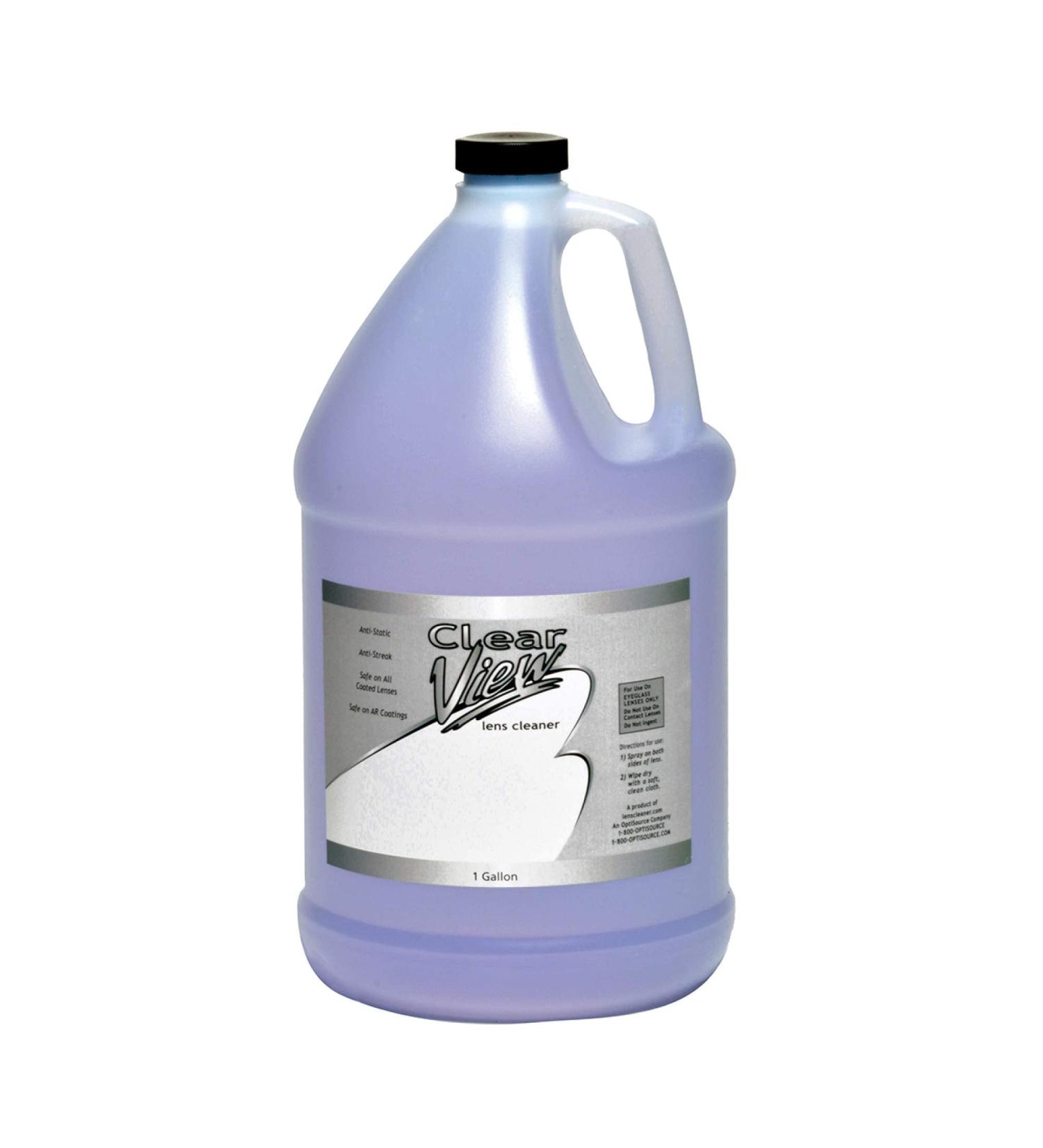 Clear View Screen & Lens Cleaner - Gallon Size for Eyeglasses, Laptops, Smartphones, & Screens | Effective Cleaning Solution - Buy Online on GoSupps.com
