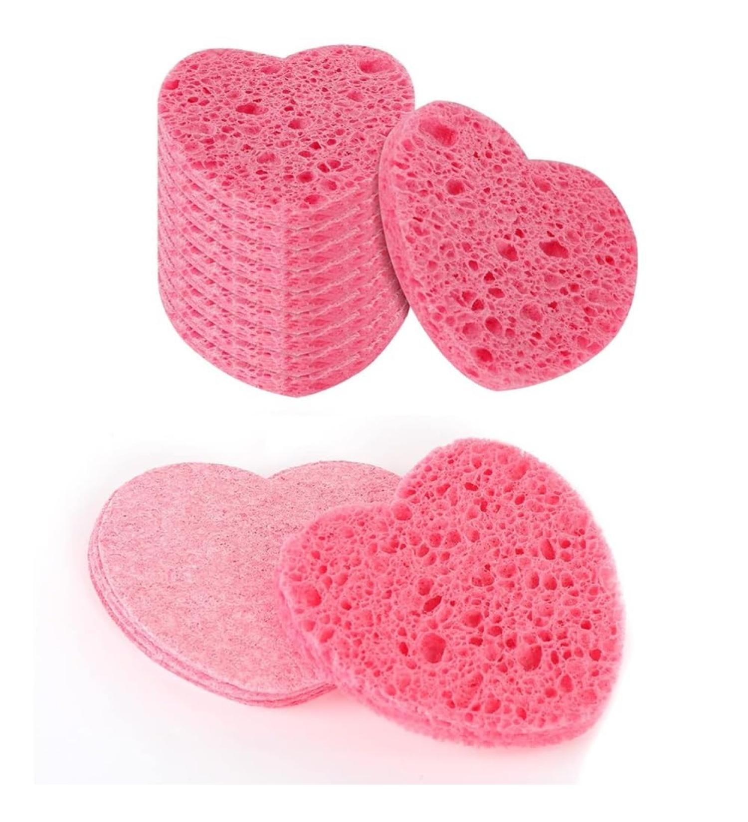 10 Count Compressed Facial Sponges - 100% Natural Cellulose for Cleansing Exfoliating and Makeup Removal | Reusable Spa Pads for Estheticians - Buy Online on GoSupps.com