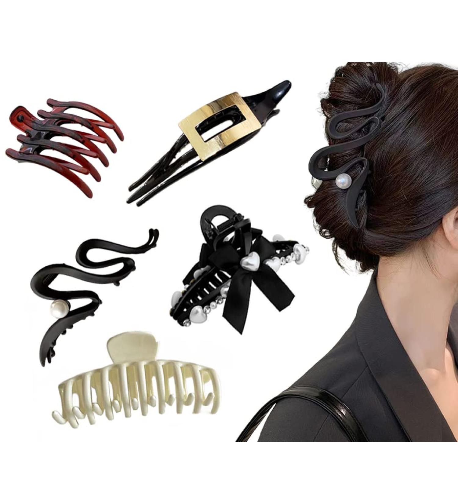 Hair Bobbles Scrunchies for Women Plain Elastic Thick Bands Soft Ropes Ponytail Holder Women's Hair Accessories 6 - Buy Online on GoSupps.com