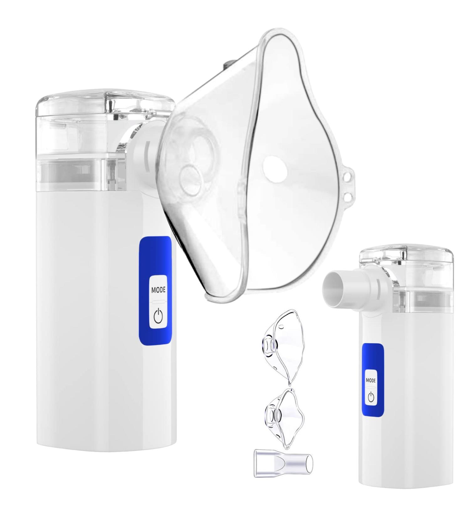 Portable Nebulizer: Quiet Home Inhaler for Adults & Kids - Two Modes for Travel - Self-Cleaning Breathing Machine - Buy Online on GoSupps.com