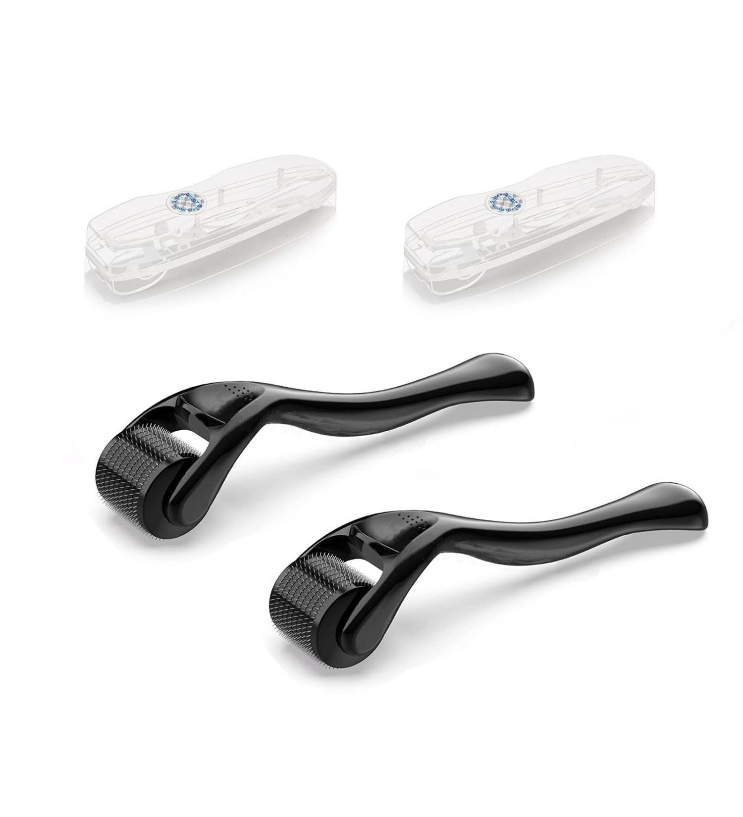Redodo 2 Beard Rollers (0.5mm & 1mm) - Microneedle & Scar Roller for Beard Growth | International Shipping - Buy Online on GoSupps.com
