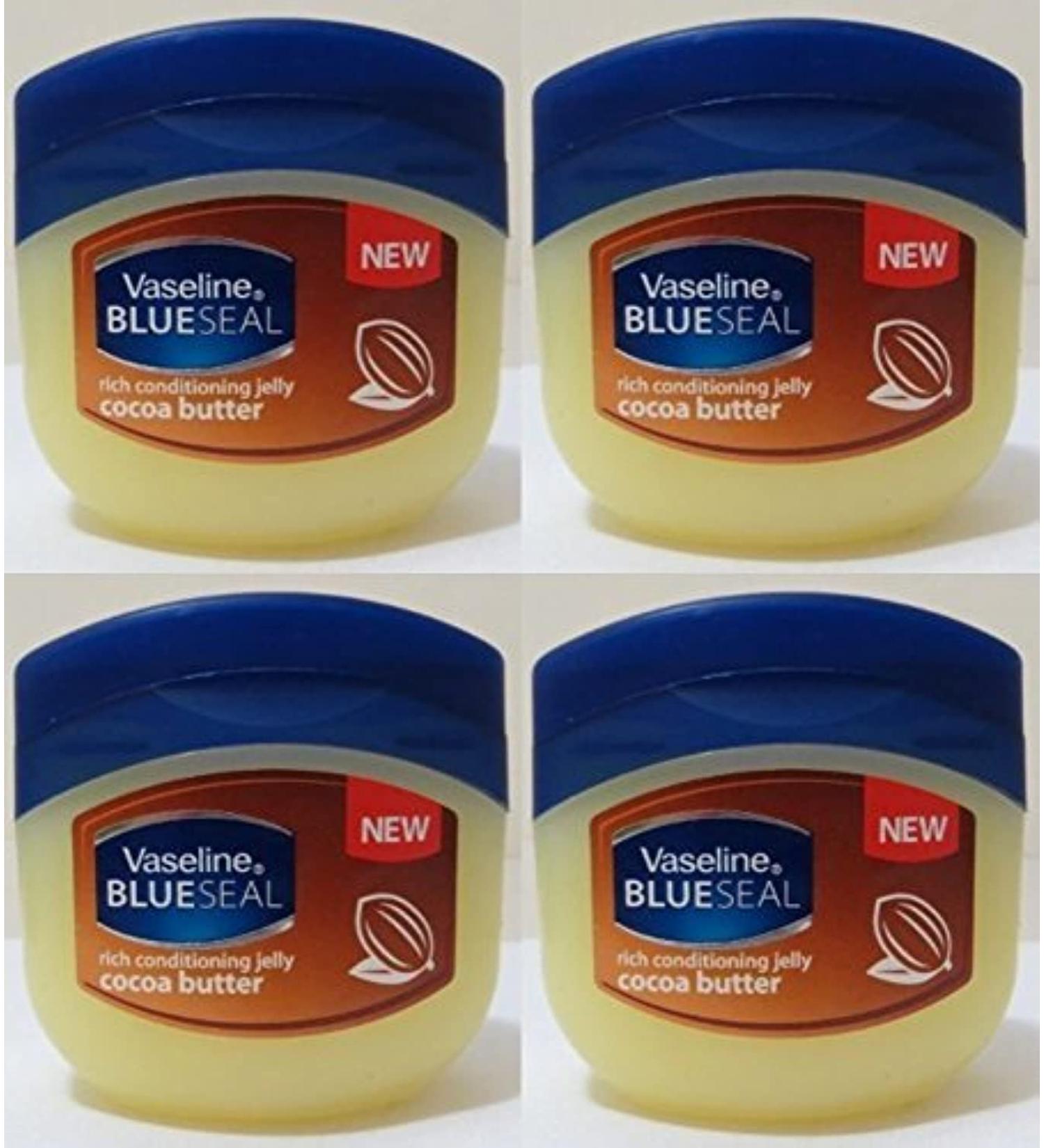 Vaseline Rich Conditioning Petroleum Jelly Cocoa Butter 3.4 Ounce (Pack of 4) Cocoa Butter 3.4 Ounce (Pack of 4)