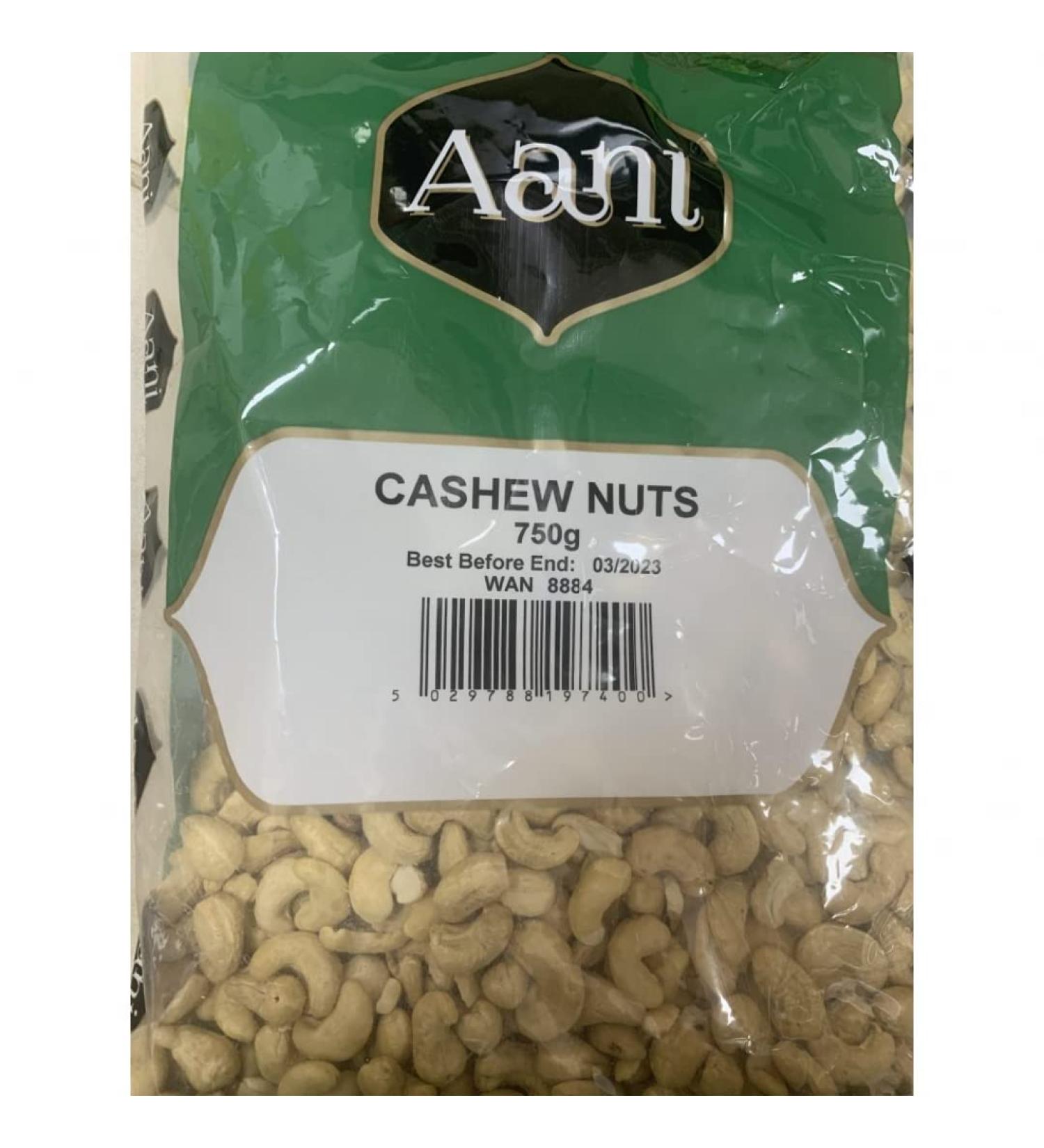 Aani Cashew Nuts 6 x 750g