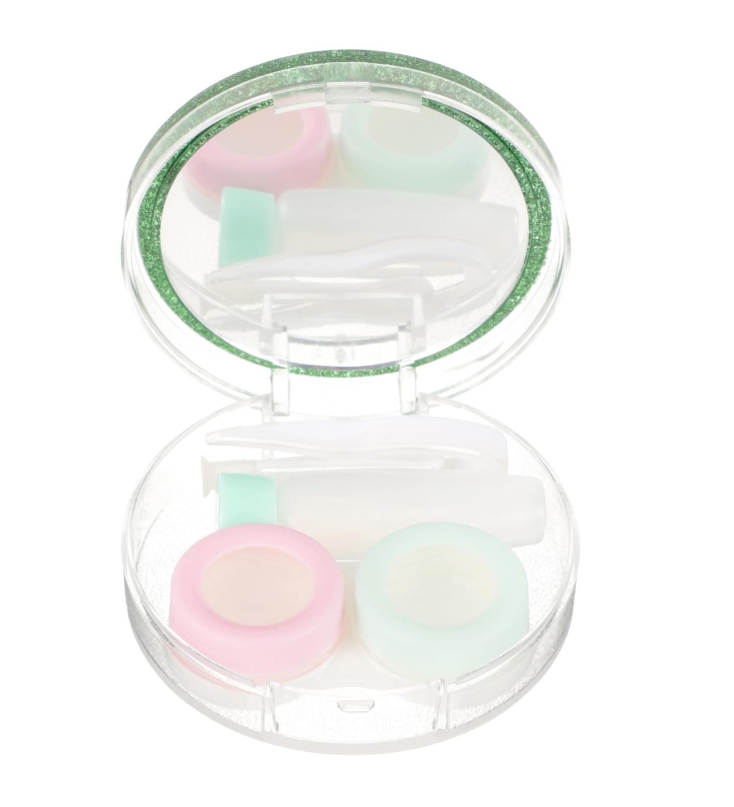 JECOMPRIS Multi-Color Contact Lens Container Set with Mirror & Glasses Holder - Perfect Travel Solution - Buy Online on GoSupps.com