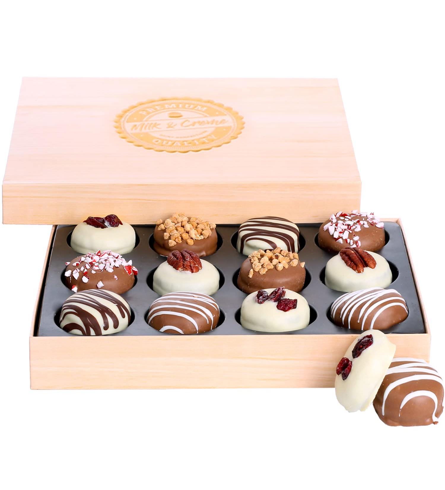 Gourmet Milk Chocolate Cookie Gift Box - Perfect Cookie Gift Basket for Birthdays and Anniversaries - Buy Online on GoSupps.com