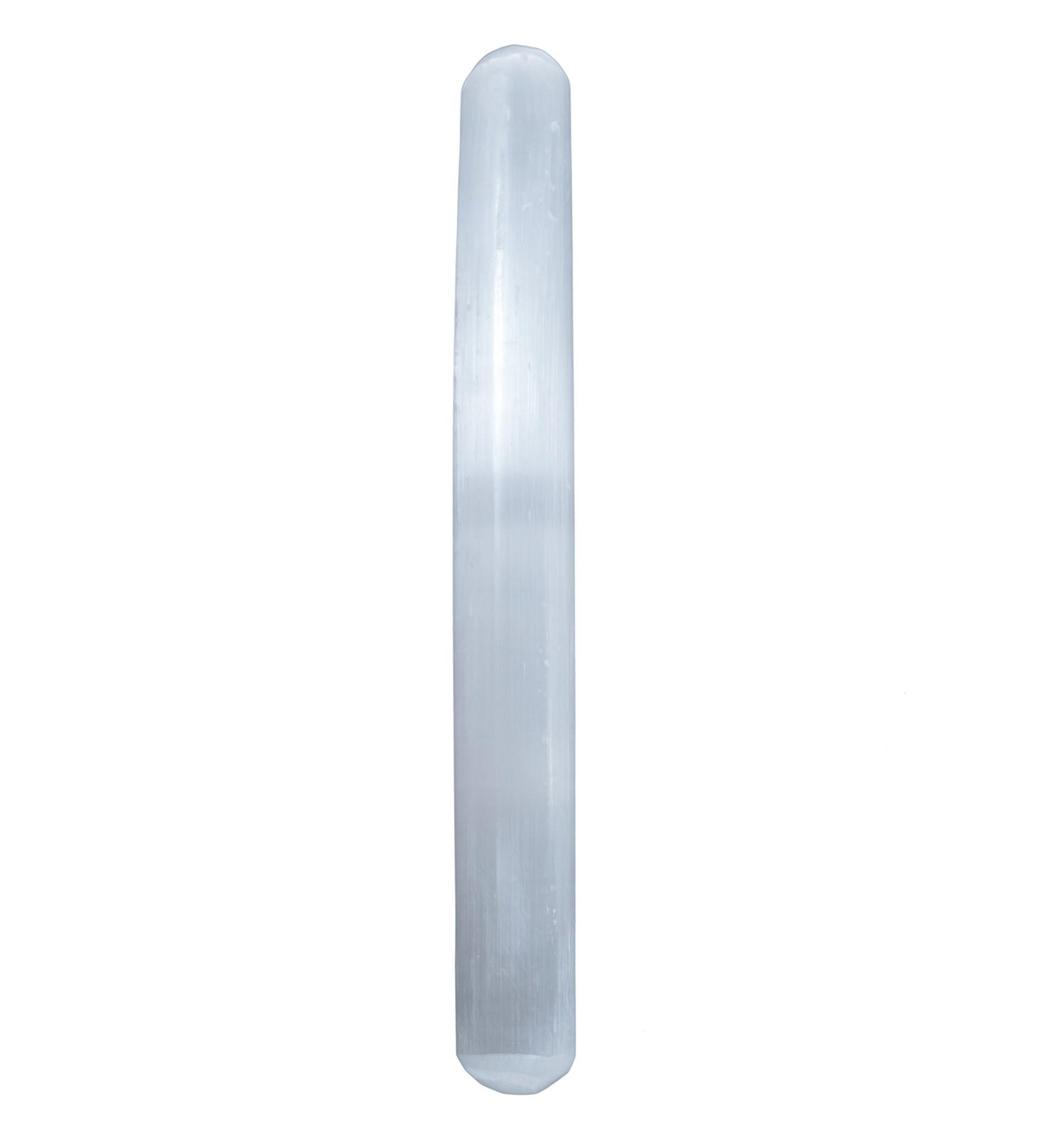 Selenite Massage Stick - 15 cm Gemstone Stylus for Reflexology | Lebensquelle Plus - Buy Online on GoSupps.com
