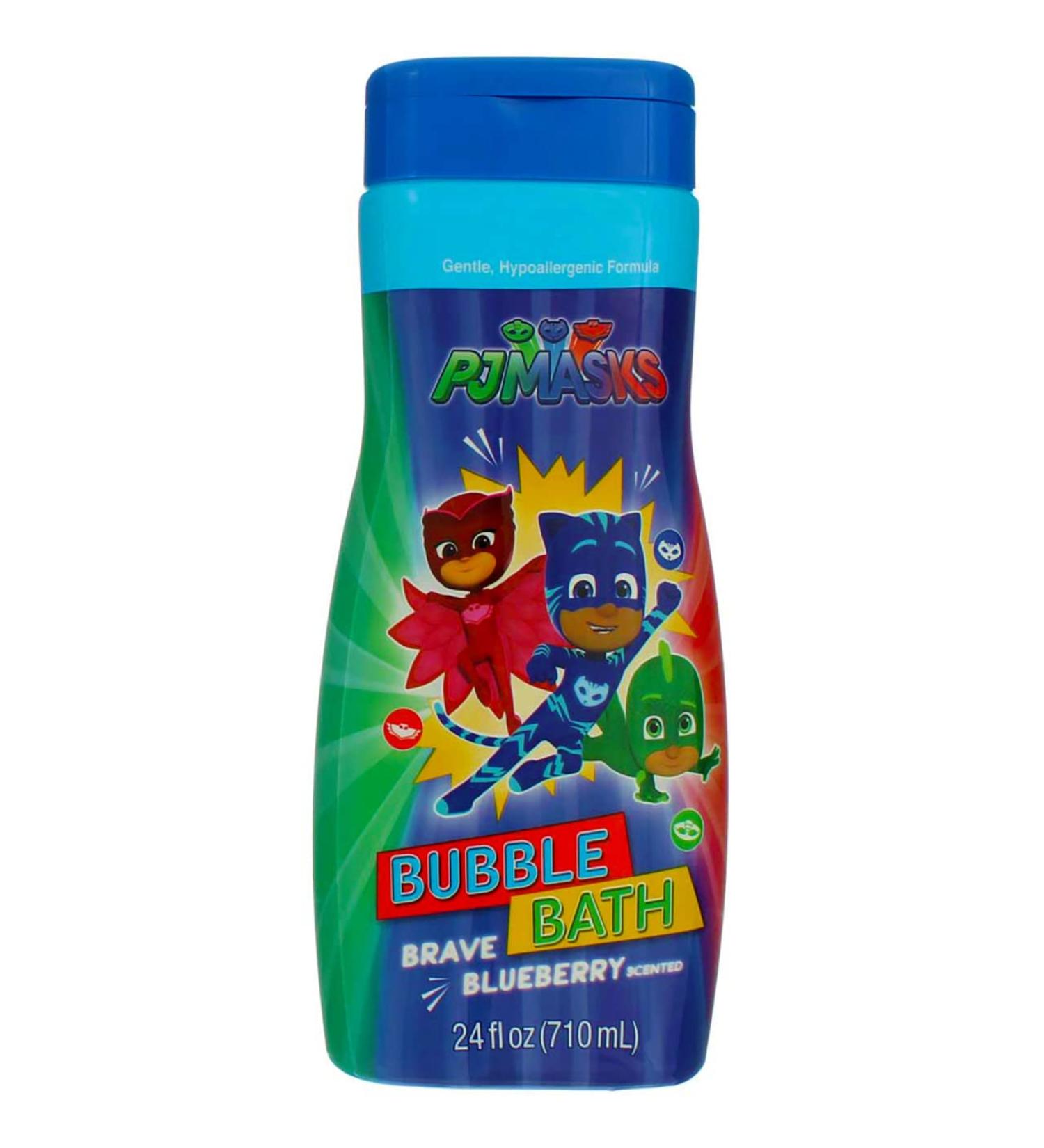 PJ Masks Bubble Bath 24oz Brave Blueberry (710ml) - 2 Pack | Kids' Gentle Bath Time Fun - Buy Online on GoSupps.com