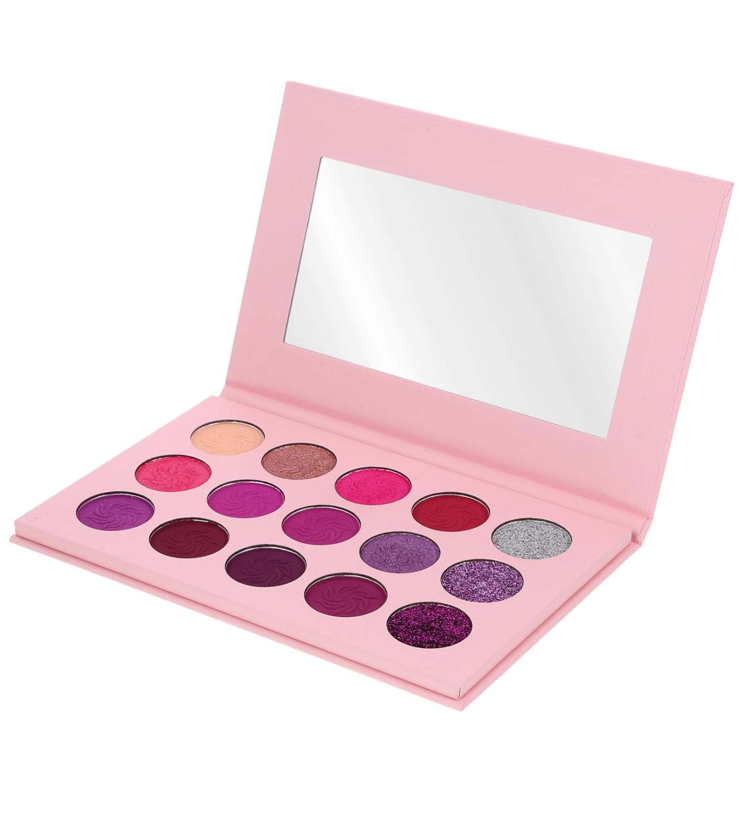 Angoily 2pcs 15 Colors Purple Eyeshadow Palette - Glitter Makeup Kit for Stunning Eye Looks - Buy Online on GoSupps.com