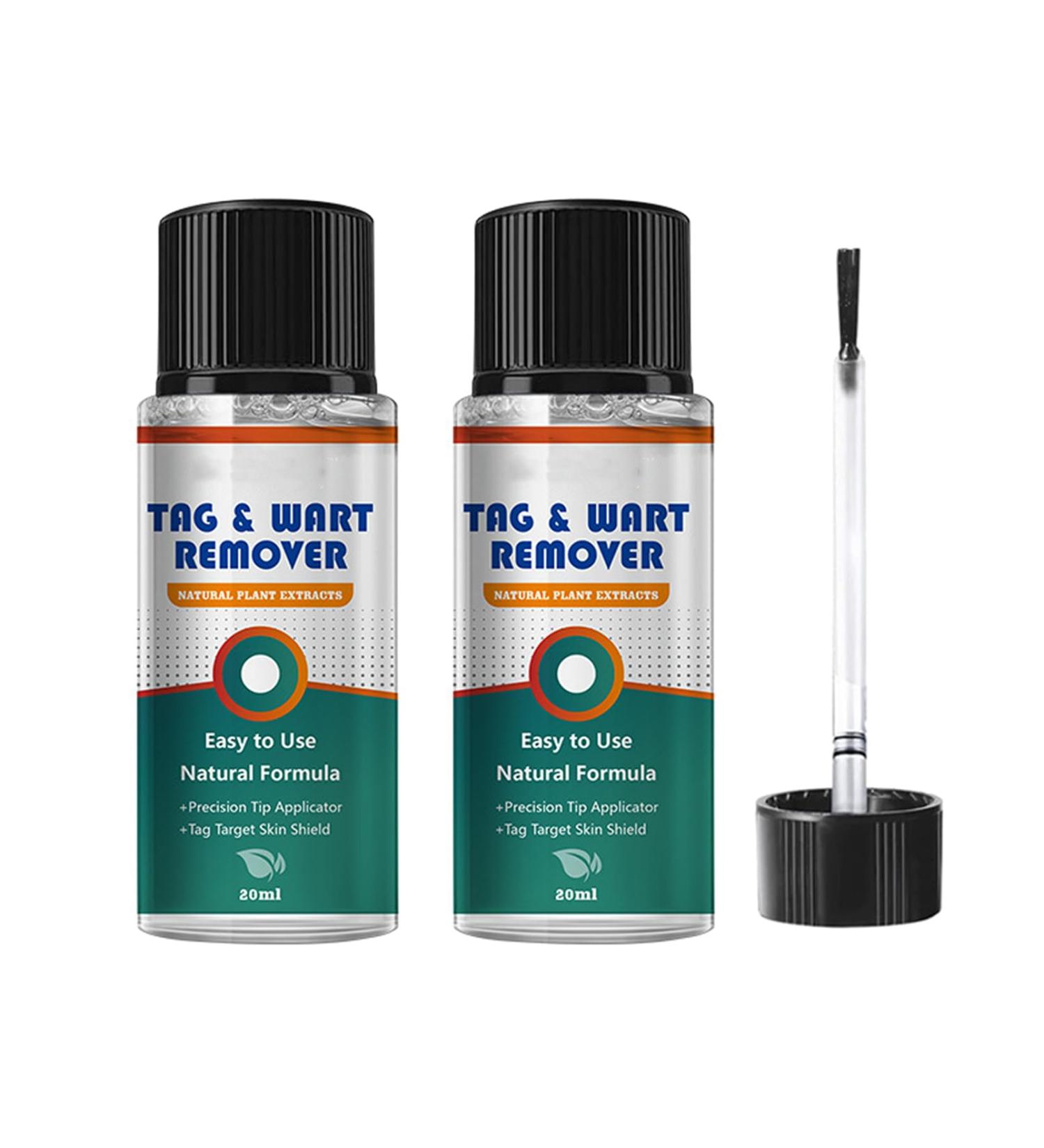 Skin Tag and Mole Removal Lotion - Fast-Acting Natural Remover for Warts - Easy Home Treatment (2PCS 40ML) - Buy Online on GoSupps.com