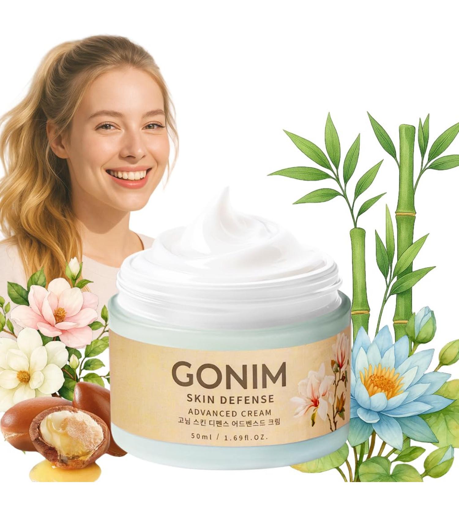 GONIM Face Moisturizer Korean Skin Care Anti Aging Support with Collagen Activation Skin Barrier Repair Face Cream Daily Face Moisturizer for Dry Sensitive Oily Skin Shea Butter Hydration 1.69fl.oz 1.69 Fl Oz (Pack of 1) - Buy Online on GoSupps.com