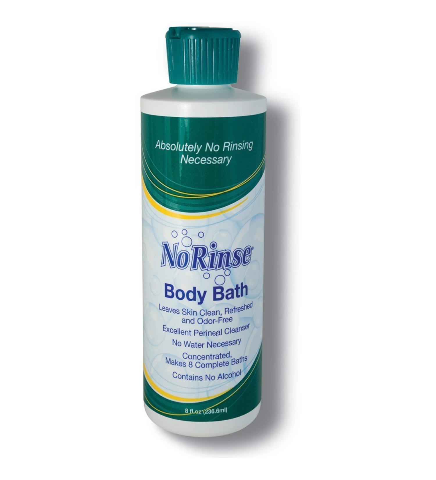 No-Rinse Body Bath, Concentrated, Scented, 8 oz. Bottle, 4 Count