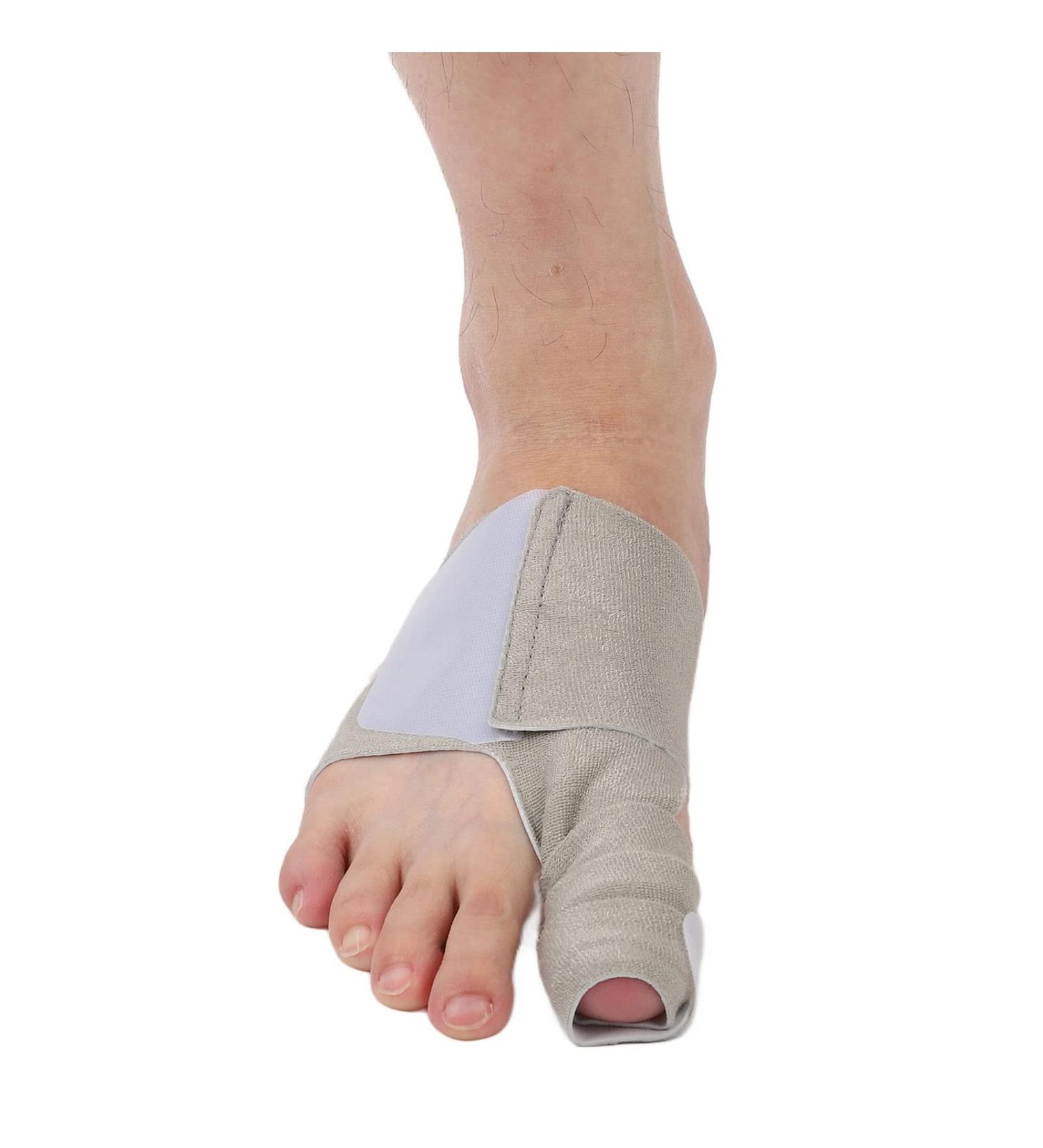 Toe Thumb Corrector - Nylon Fabric Toe Straightener for Hallux Valgus | 28x13 cm Right Size - Buy Online on GoSupps.com