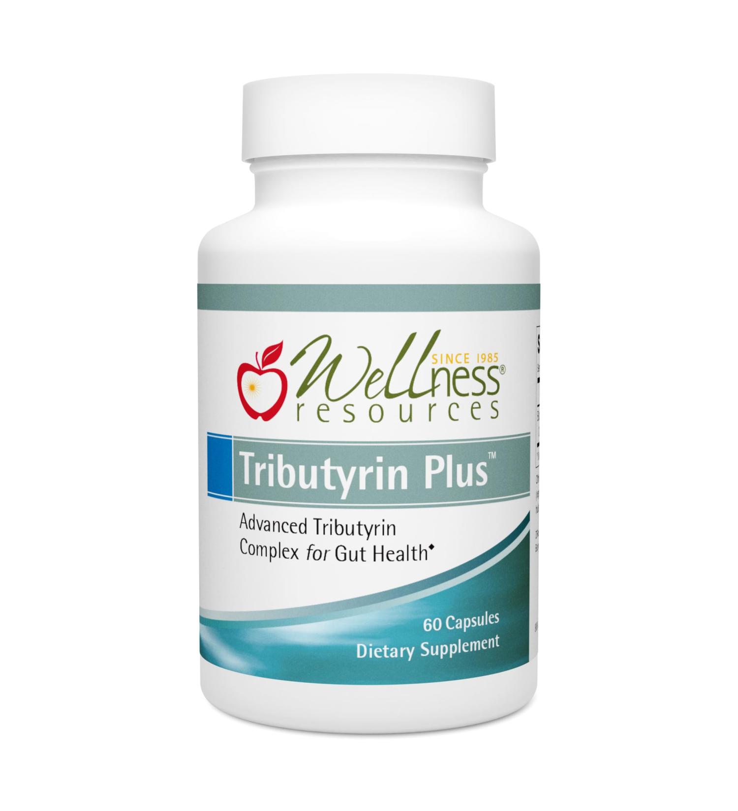 Wellness Resources Tributyrin Plus Postbiotic Supplement for Gut Health with High Absorption ButyraGen Tributyrin Complex (800mg per Two Capsules 60 Veggie Capsules) - Buy Online on GoSupps.com