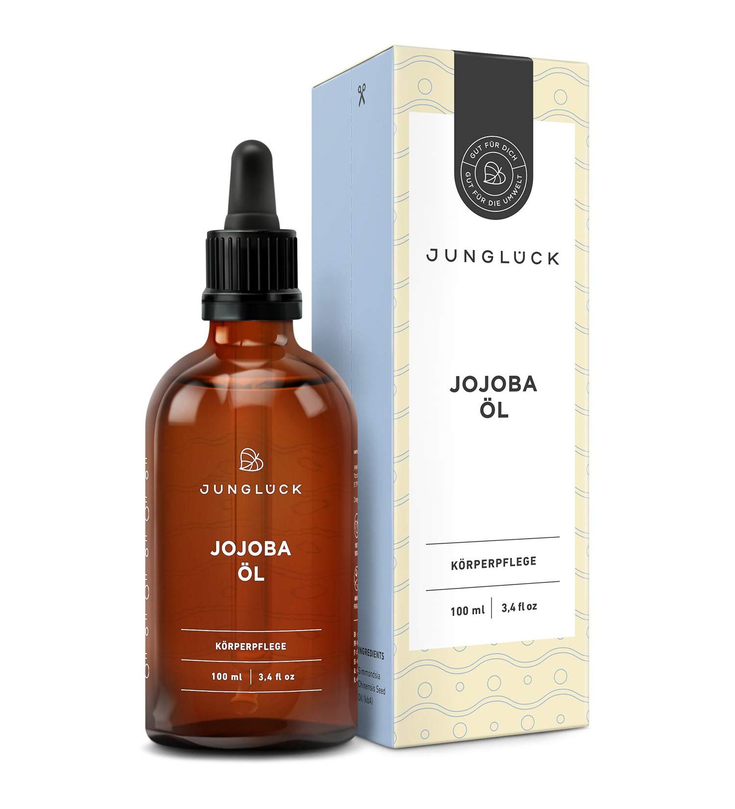 JUNGL CK Jojoba Oil | 100% Cold-Pressed Organic | Nourishing Oil for Skin & Hair | International Shipping Available - Buy Online on GoSupps.com