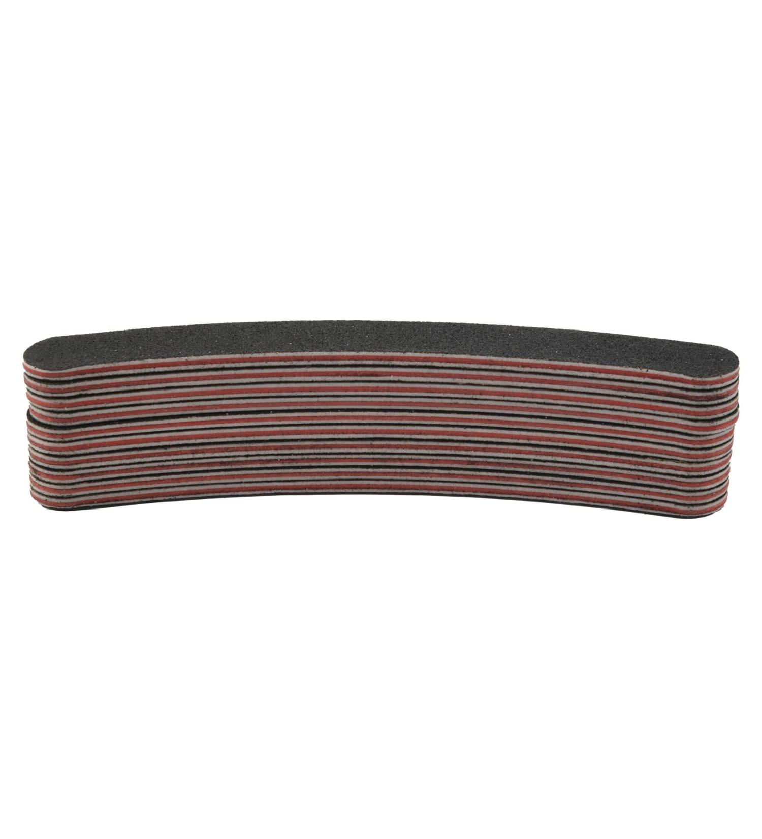 Scalewbin 10 Double Sided 100/180 Grit/Bana Na Curved Nail Files Uk Emery Board - Buy Online on GoSupps.com