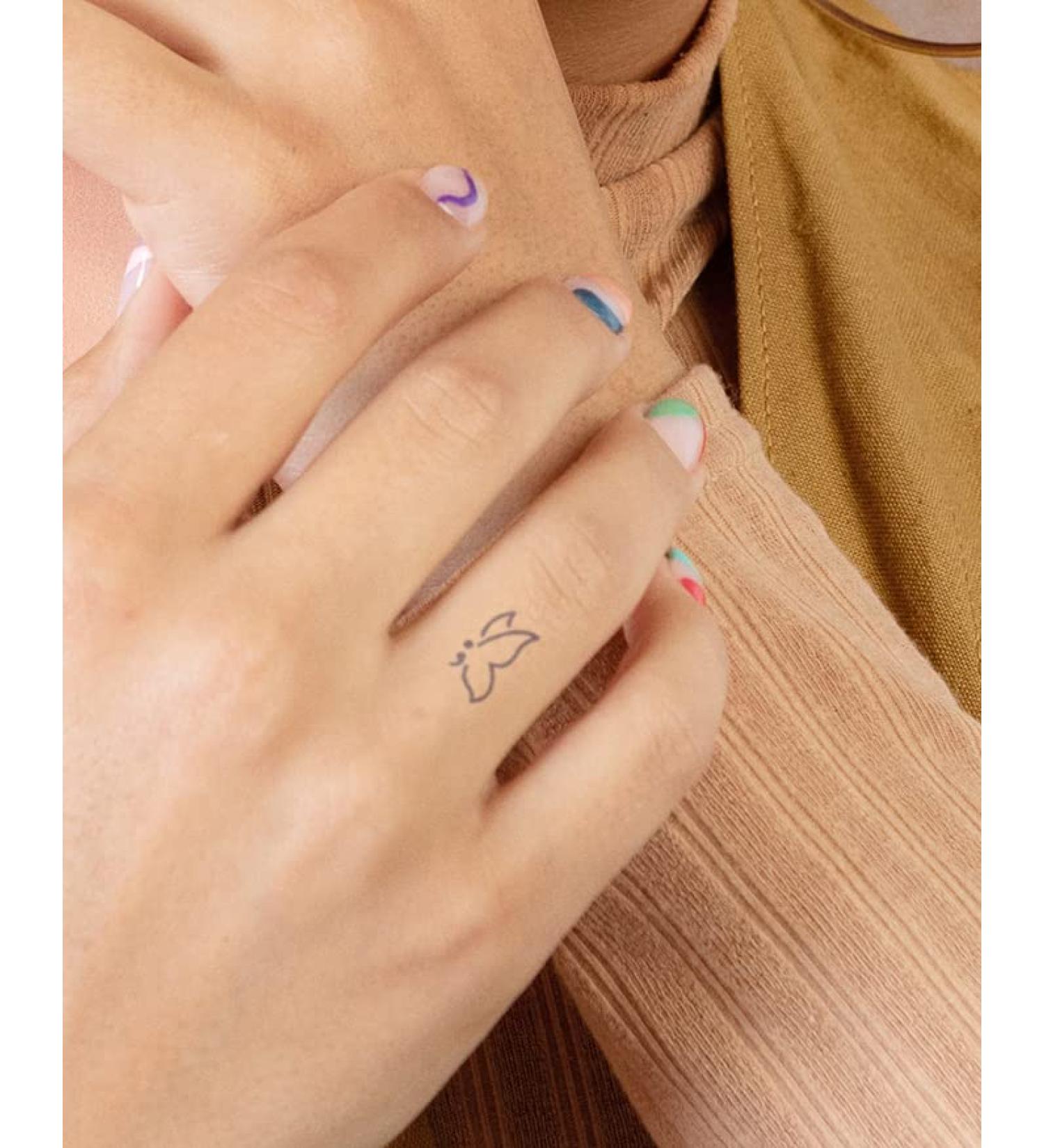 Inkbox Semi-Permanent Butterfly Tattoo - Water-Resistant Temporary Tattoo - Lasts 1-2 Weeks - 1 x 1 inch - Buy Online on GoSupps.com