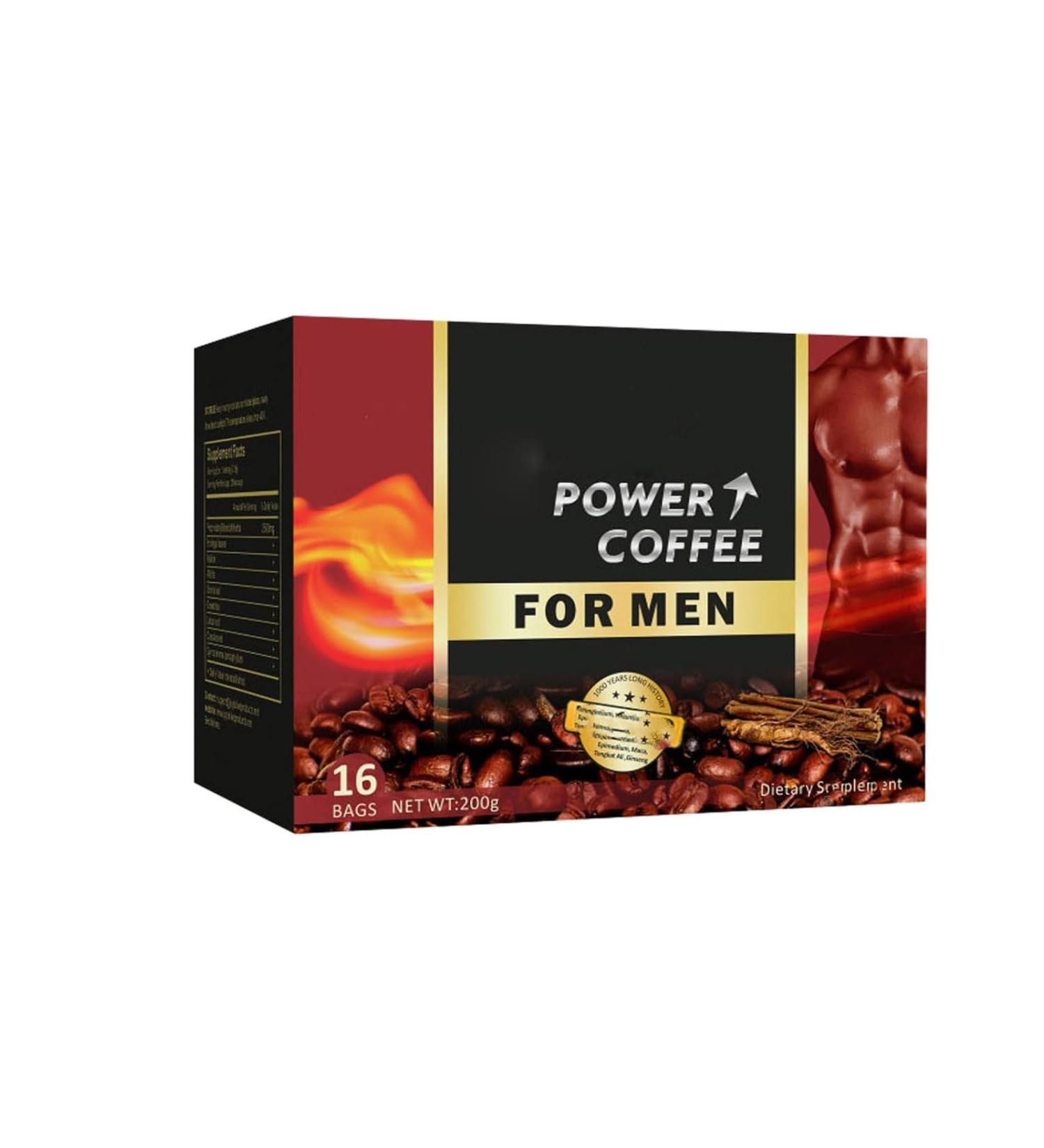 Men's Energy Coffee Power Coffee for Men Increase Energy & Strength