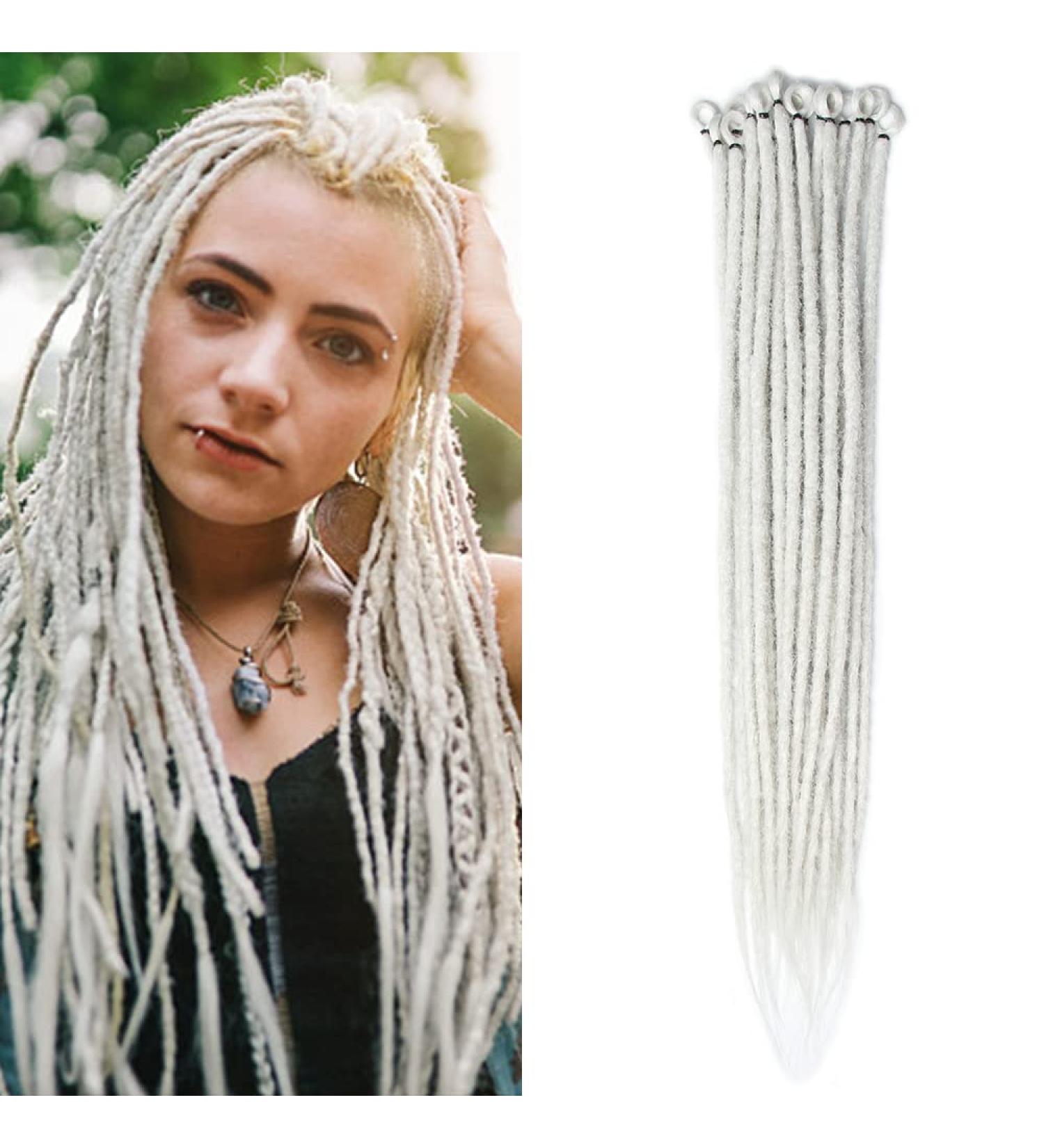 Shop Dsoar 0.6cm Handmade Synthetic Dreadlock Extensions - 20 Inch 20 Strand Crochet Hair Soft Hip-Hop Style - Color 61# | International Shipping Available - Buy Online on GoSupps.com