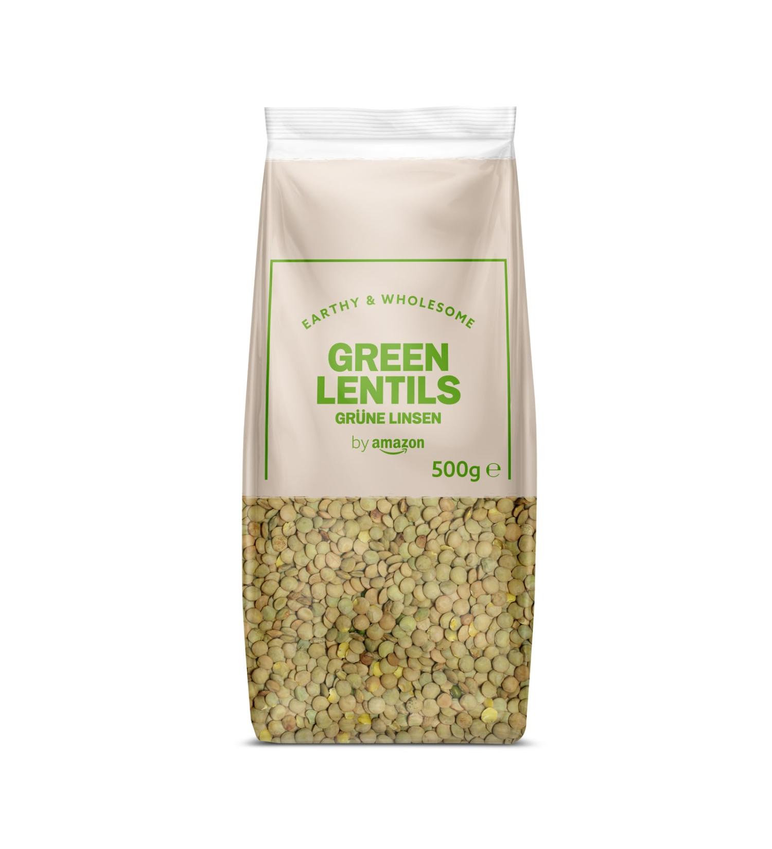 by Amazon Lentilles Vertes 500g 9.7 cm x 4.8 cm x 19.8 cm - Buy Online on GoSupps.com