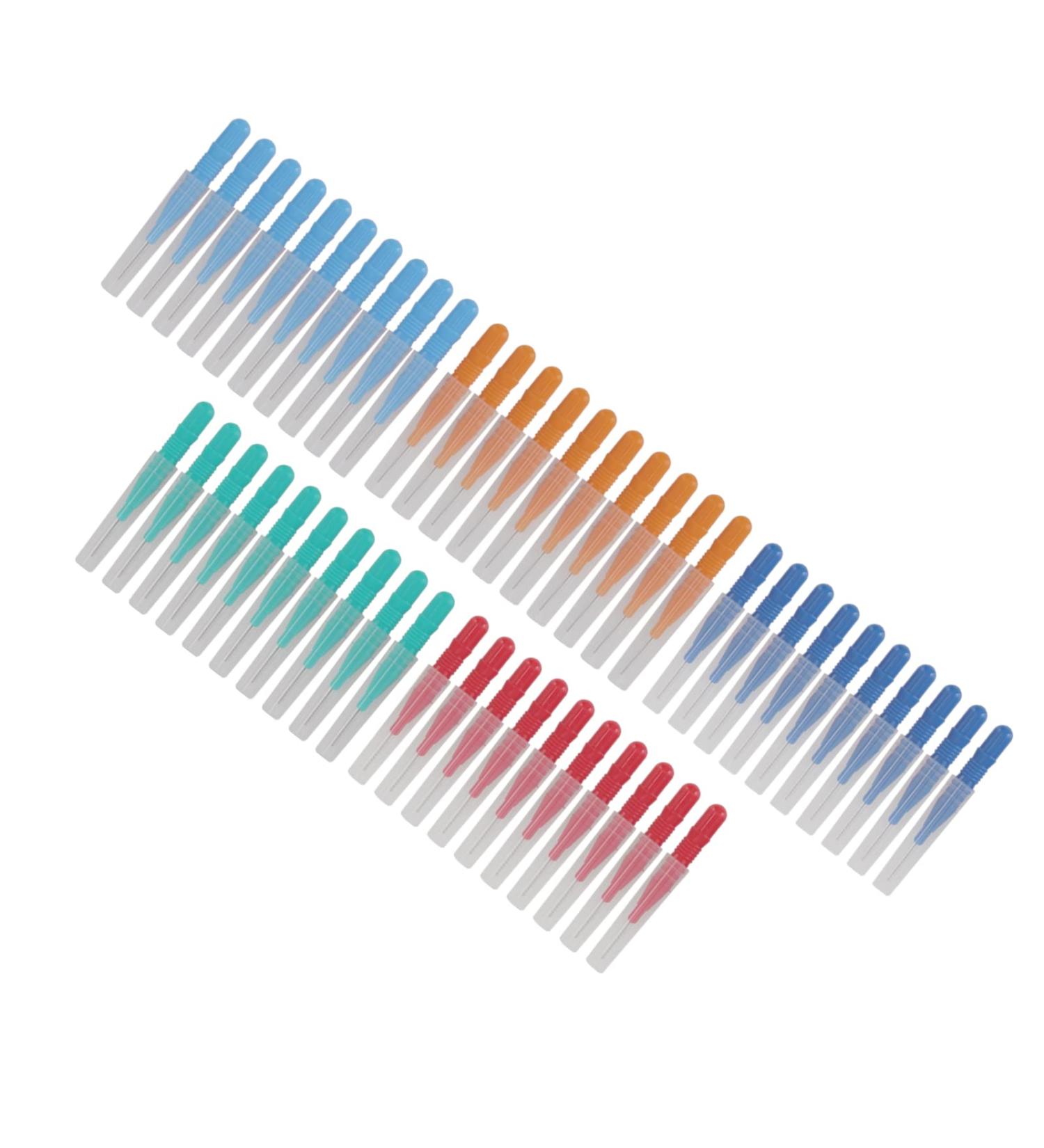 Interdental Brushes for Oral Health - 50 Pack Toothpick Cleaners | Best Dental Hygiene Tools - Buy Online on GoSupps.com