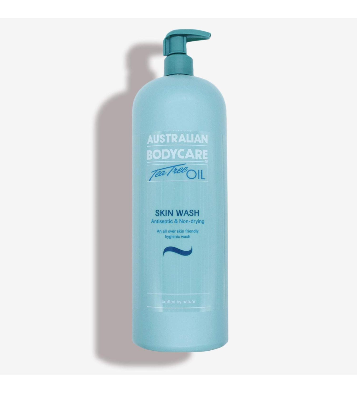 Australian Bodycare Tea Tree Oil Antiseptic Skin Wash 1000ml inc pump