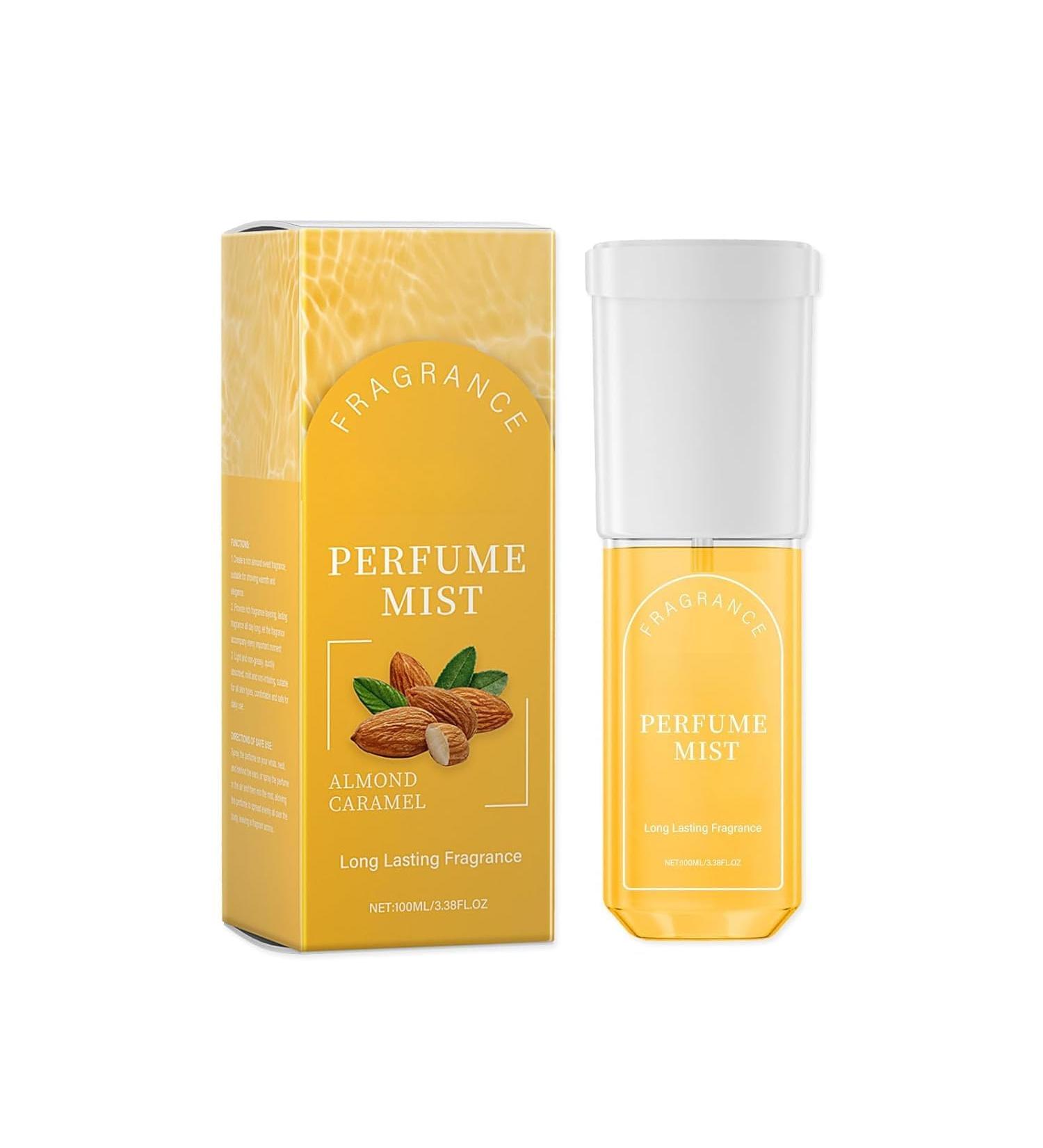 Brazilian Spray Fruity Fragrance Perfume Mist Hair & Body Fragrance Mist Brazilian Fragrance Perfume for Women Eau de Toilette Day or Night Spray (Brazilian Jasmine) (Almond caramel) - Buy Online on GoSupps.com